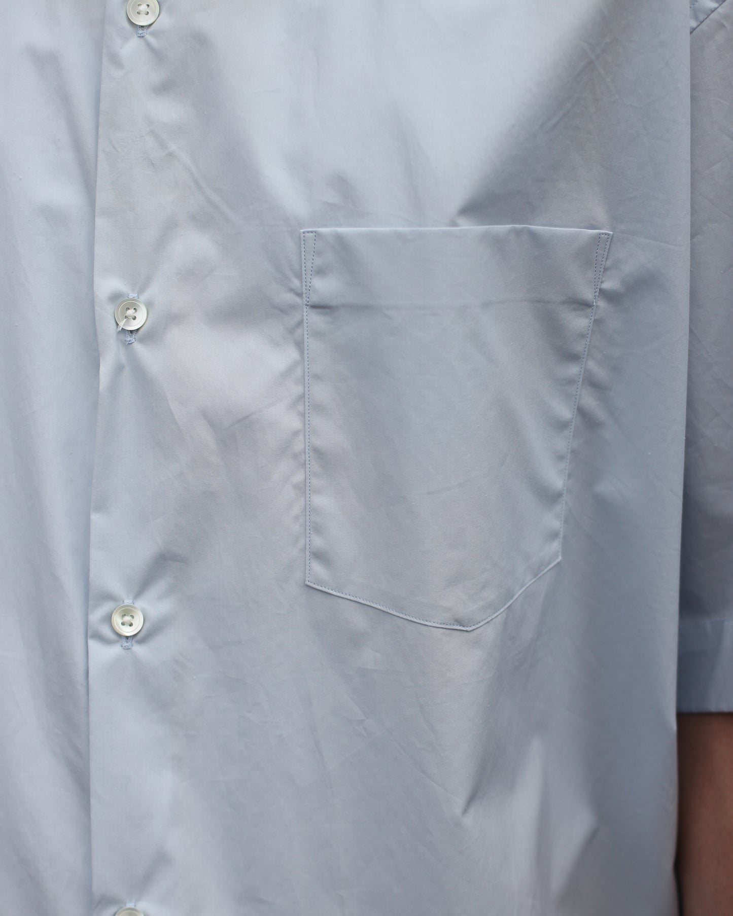 ssstein/OVERSIZED SS SHIRT"OFF BLUE"