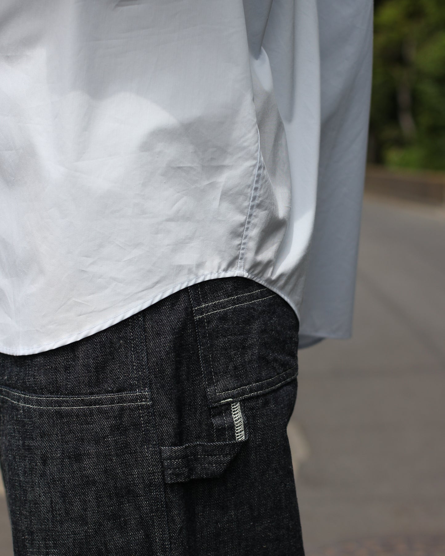 ssstein/OVERSIZED SS SHIRT"OFF BLUE"