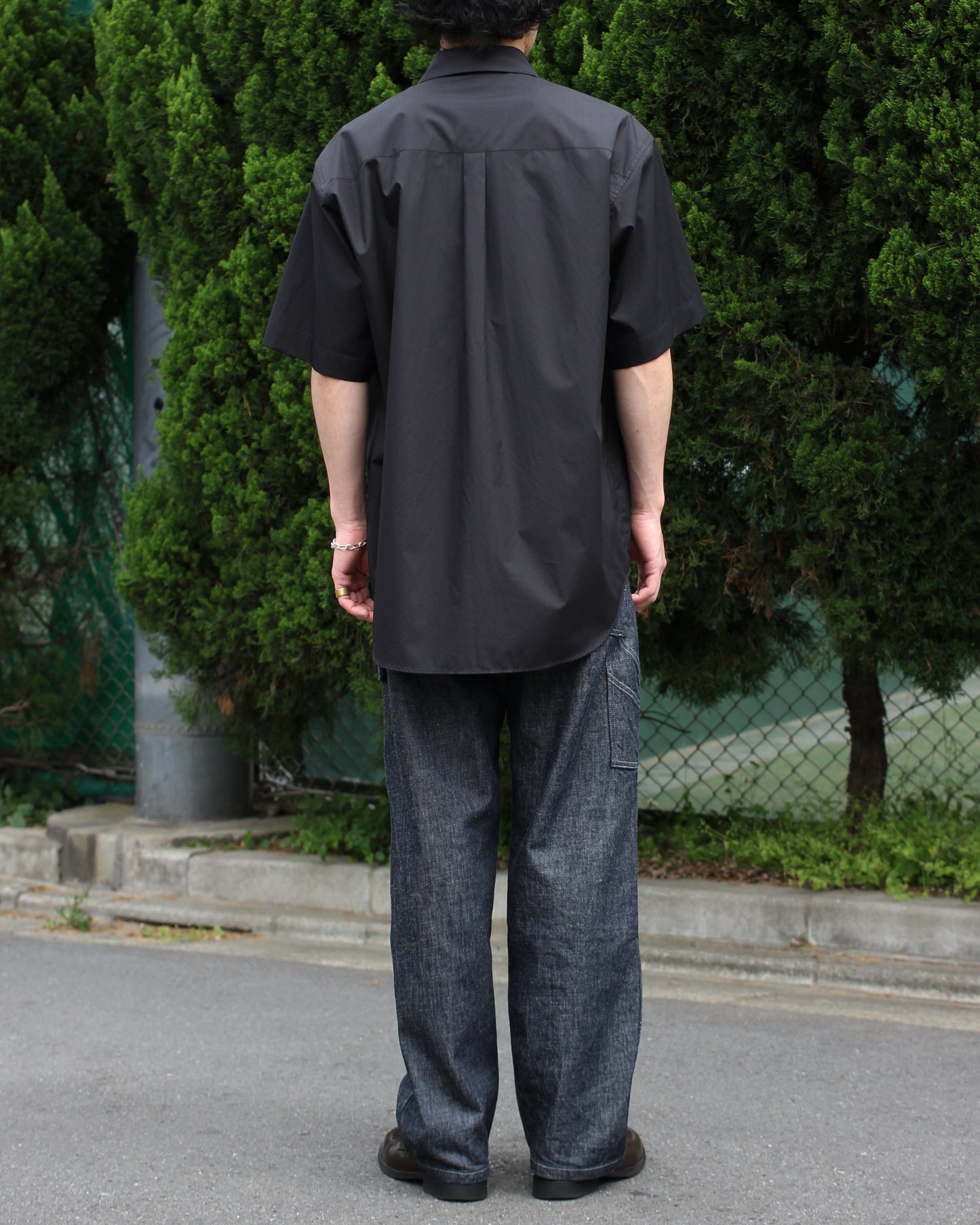 ssstein/OVERSIZED SS SHIRT"BLACK"