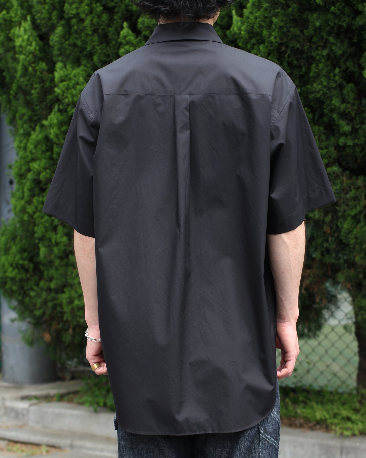 ssstein/OVERSIZED SS SHIRT"BLACK"