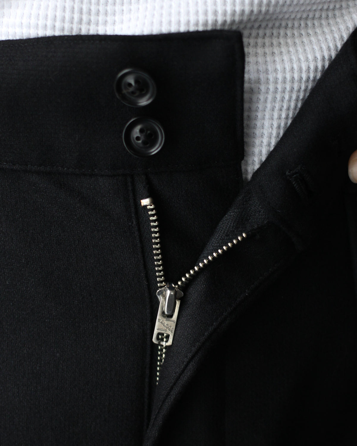 ULTERIOR/W/CASH PANAMA CLOTH MIL-TROUSERS "BLACK"