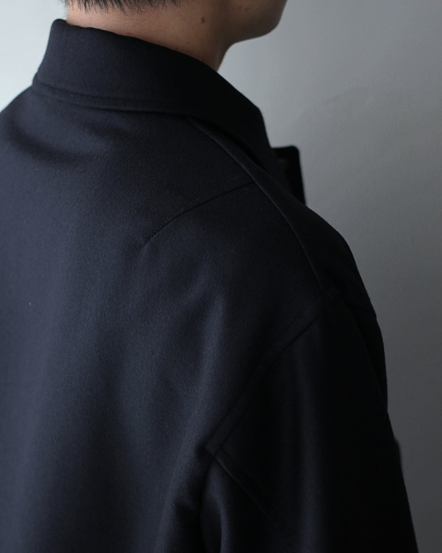 ULTERIOR/SUPER FINE LIGHT MELTON SHORT HUNTING JKT ”BLACK”