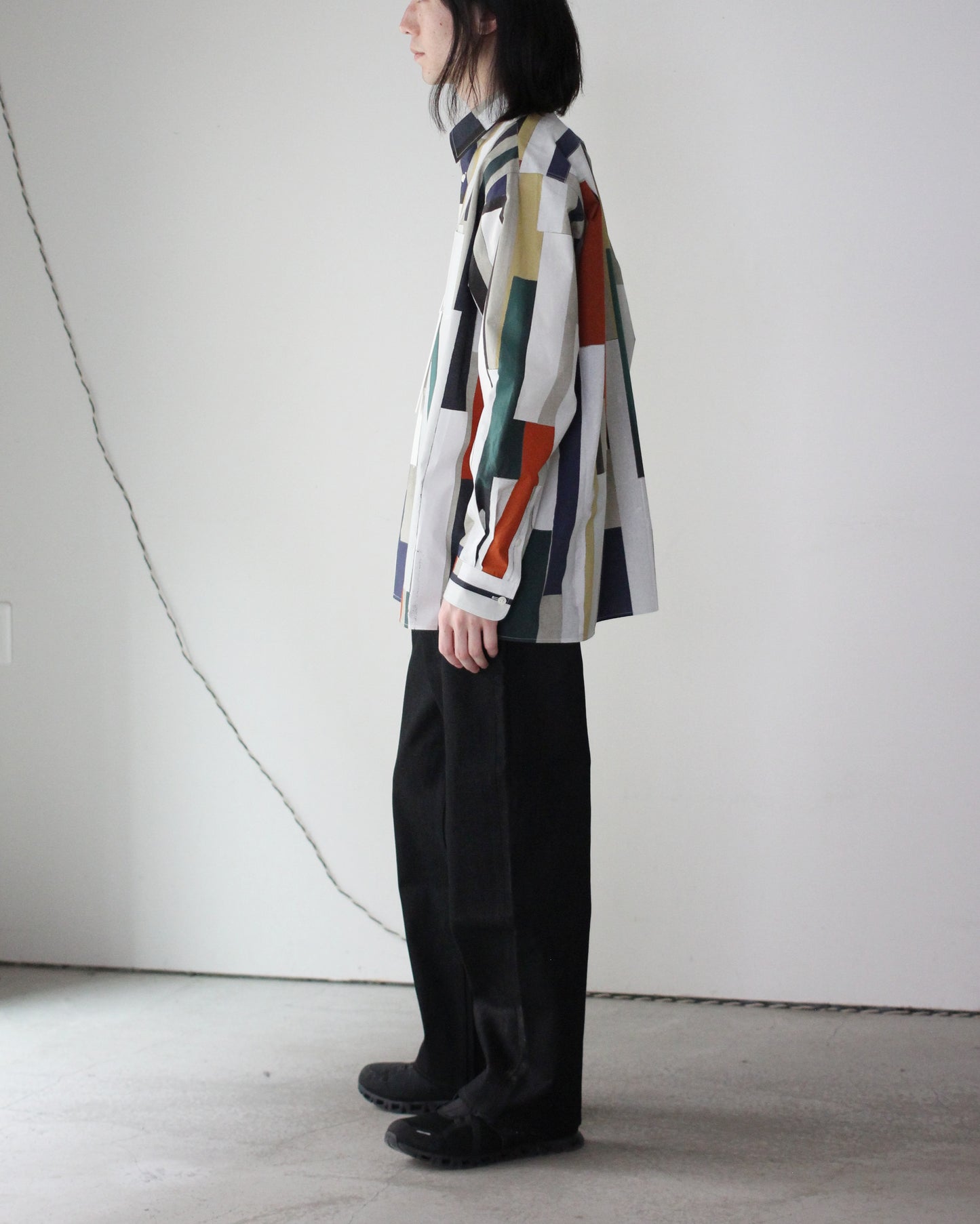 REVERBERATE/SHIRT TYPE - BOX - PATTERN "STRIPE COLOR"