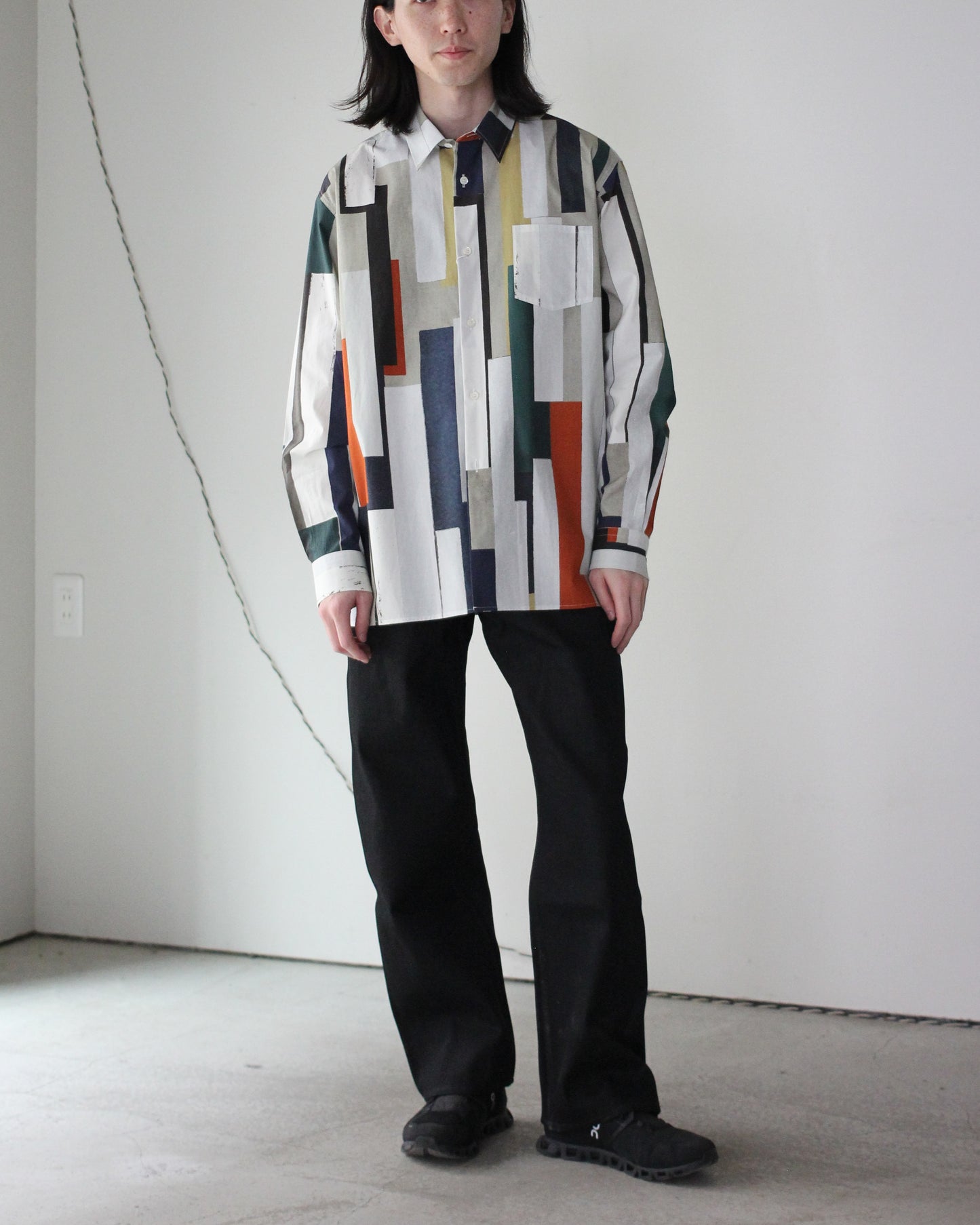 REVERBERATE/SHIRT TYPE - BOX - PATTERN "STRIPE COLOR"