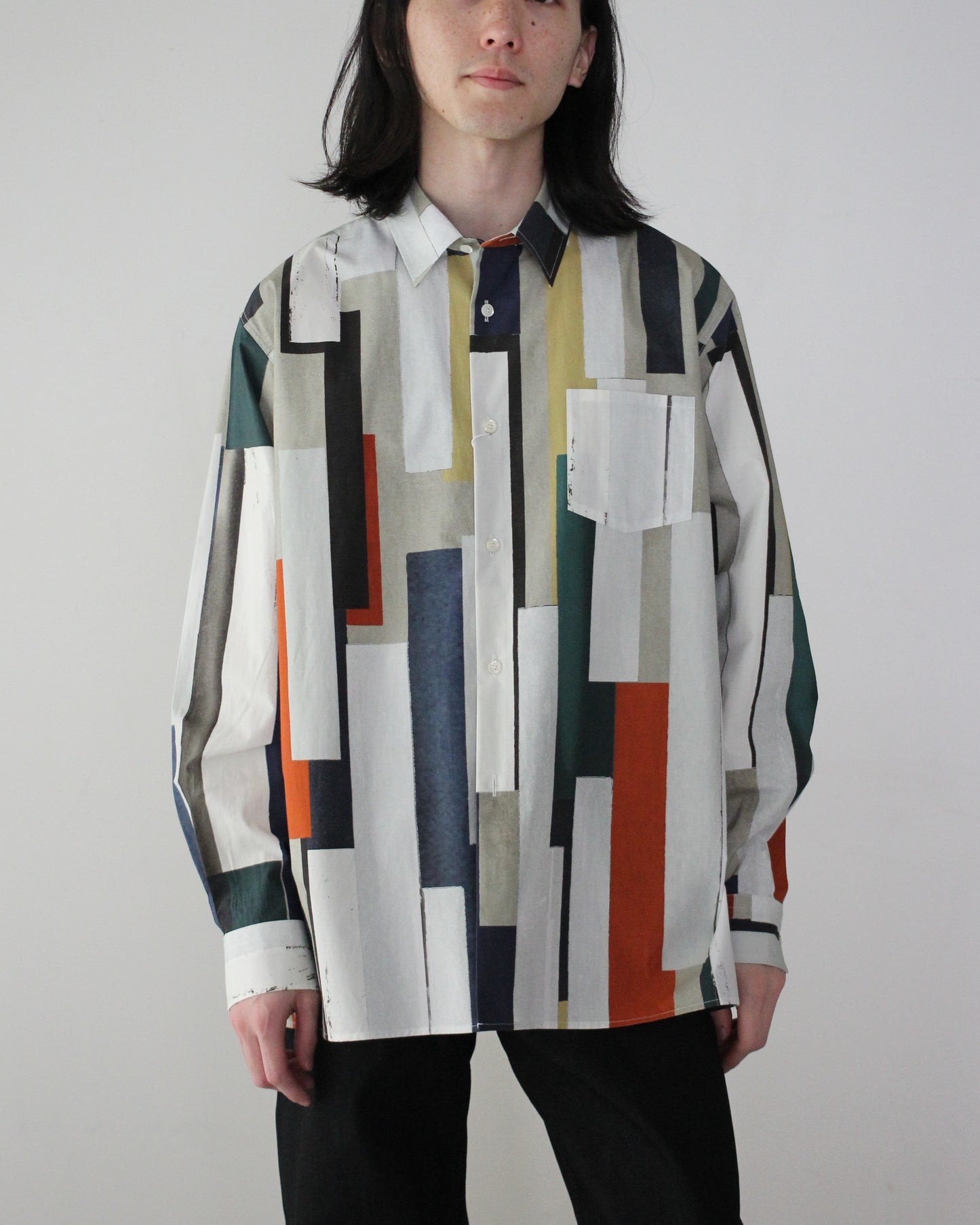 REVERBERATE/SHIRT TYPE - BOX - PATTERN "STRIPE COLOR"
