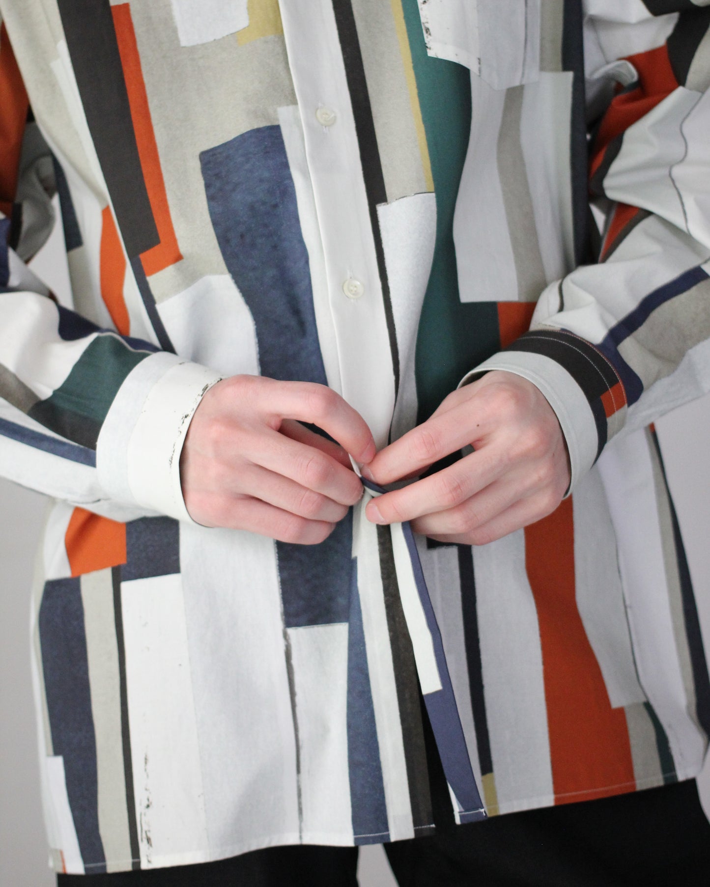 REVERBERATE/SHIRT TYPE - BOX - PATTERN "STRIPE COLOR"