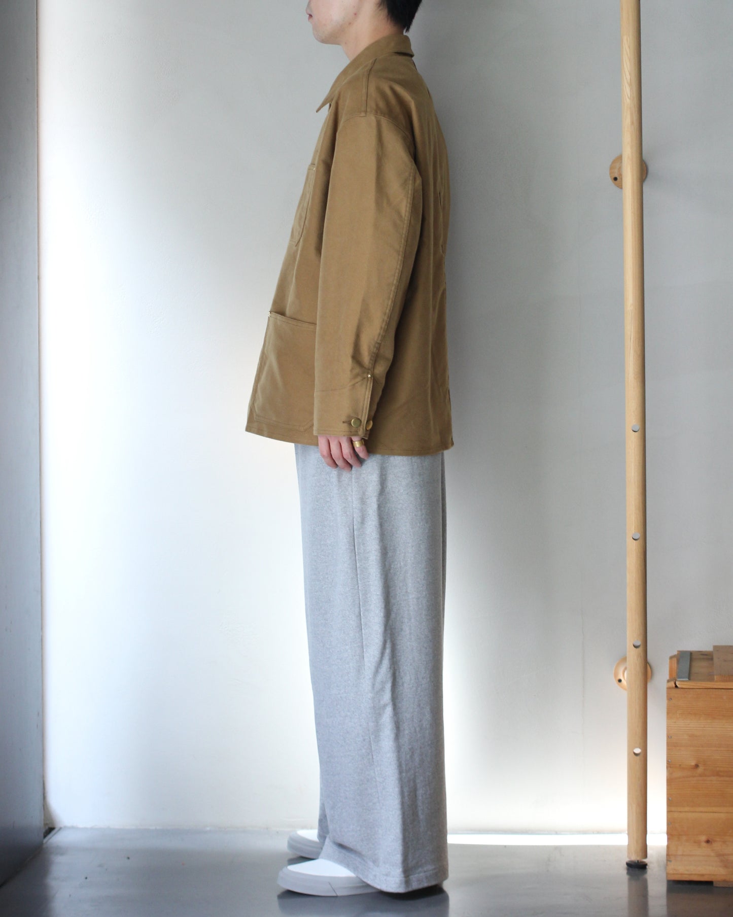 REVERBERATE/COVER ALL JACKET "CAMEL"