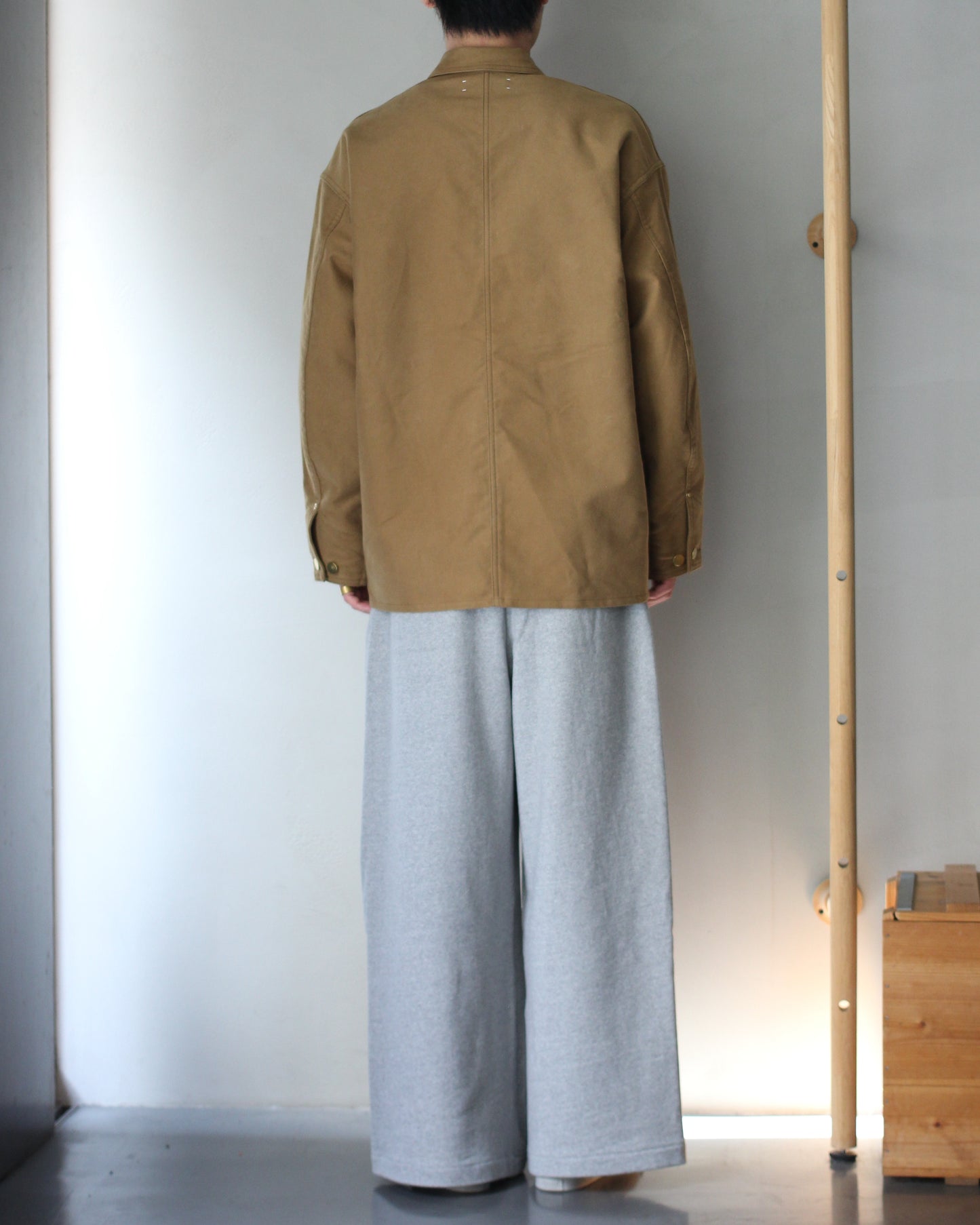 REVERBERATE/COVER ALL JACKET "CAMEL"