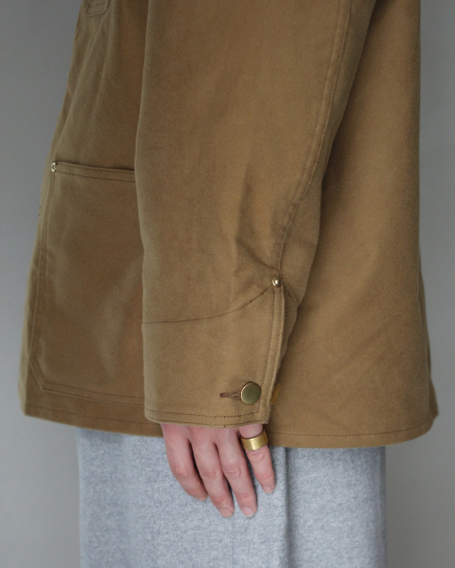 REVERBERATE/COVER ALL JACKET "CAMEL"