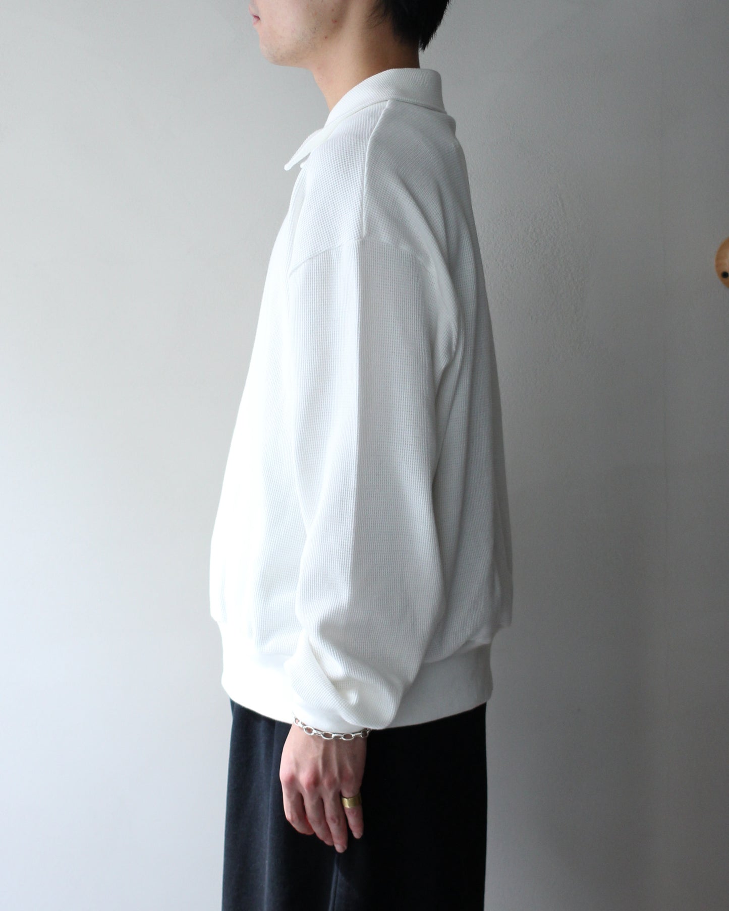 REVERBERATE/HALF ZIPP THERMAL "WHITE"