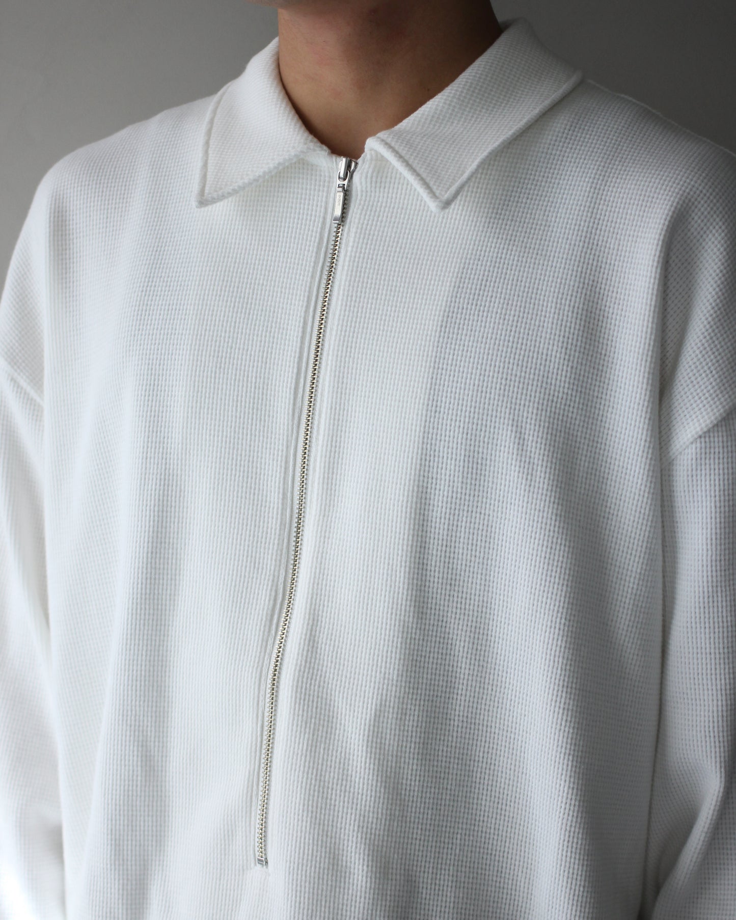 REVERBERATE/HALF ZIPP THERMAL "WHITE"