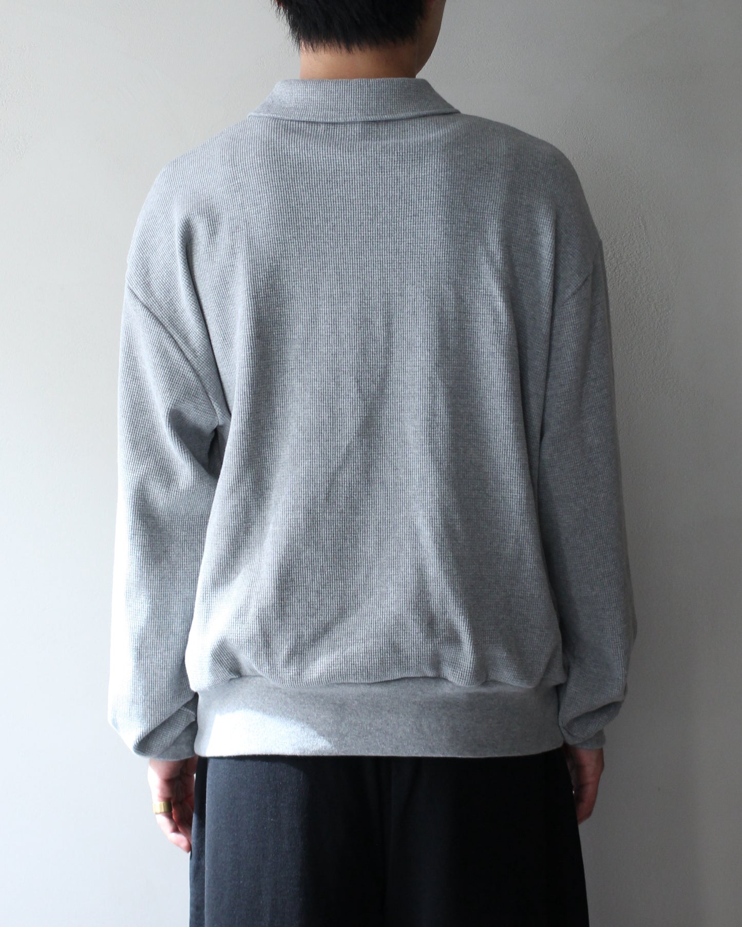 REVERBERATE/HALF ZIPP THERMAL "GRAY"