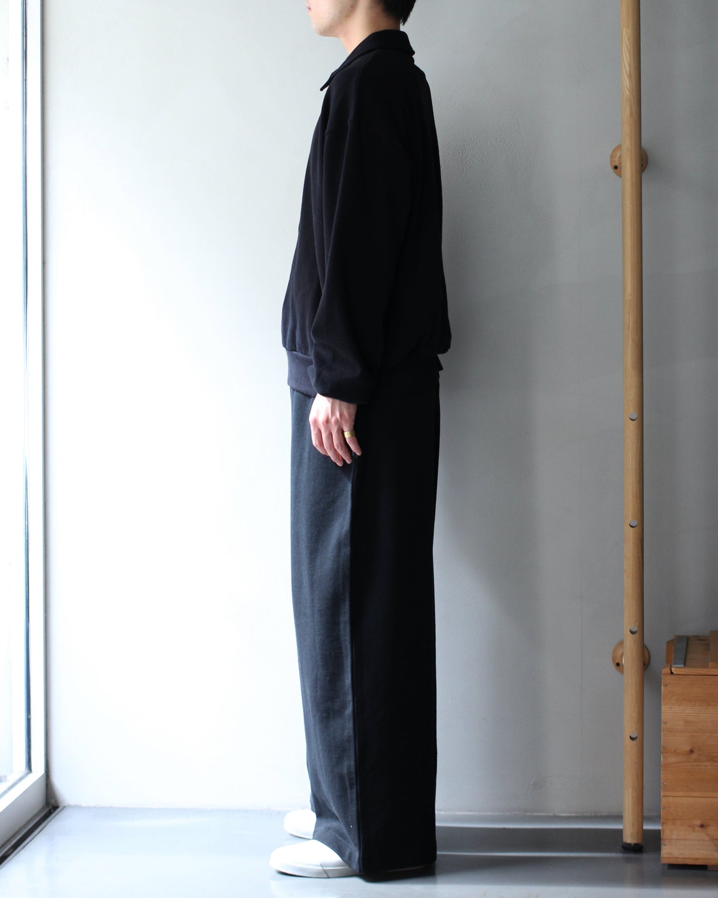 REVERBERATE/HALF ZIPP THERMAL "BLACK"