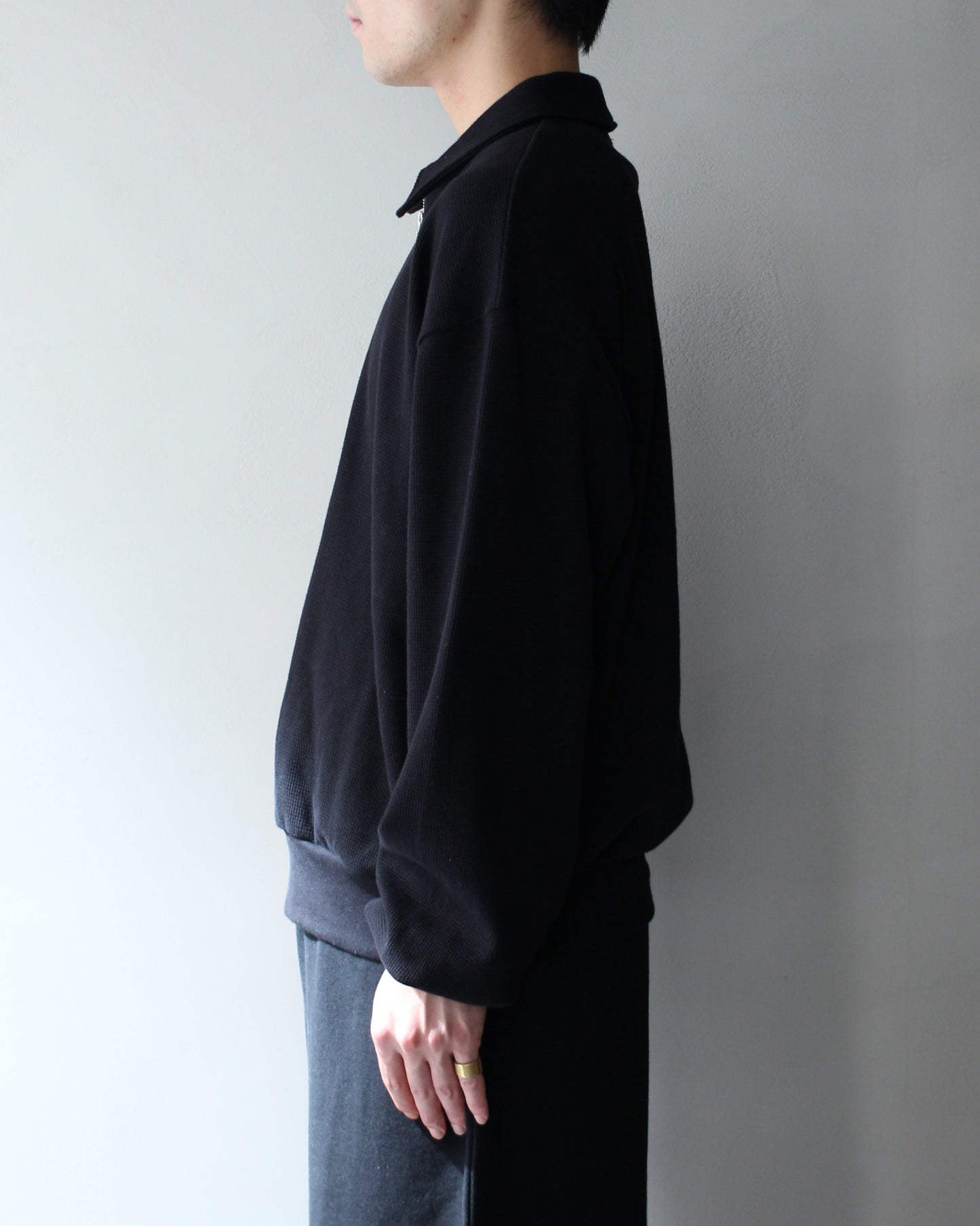 REVERBERATE/HALF ZIPP THERMAL "BLACK"