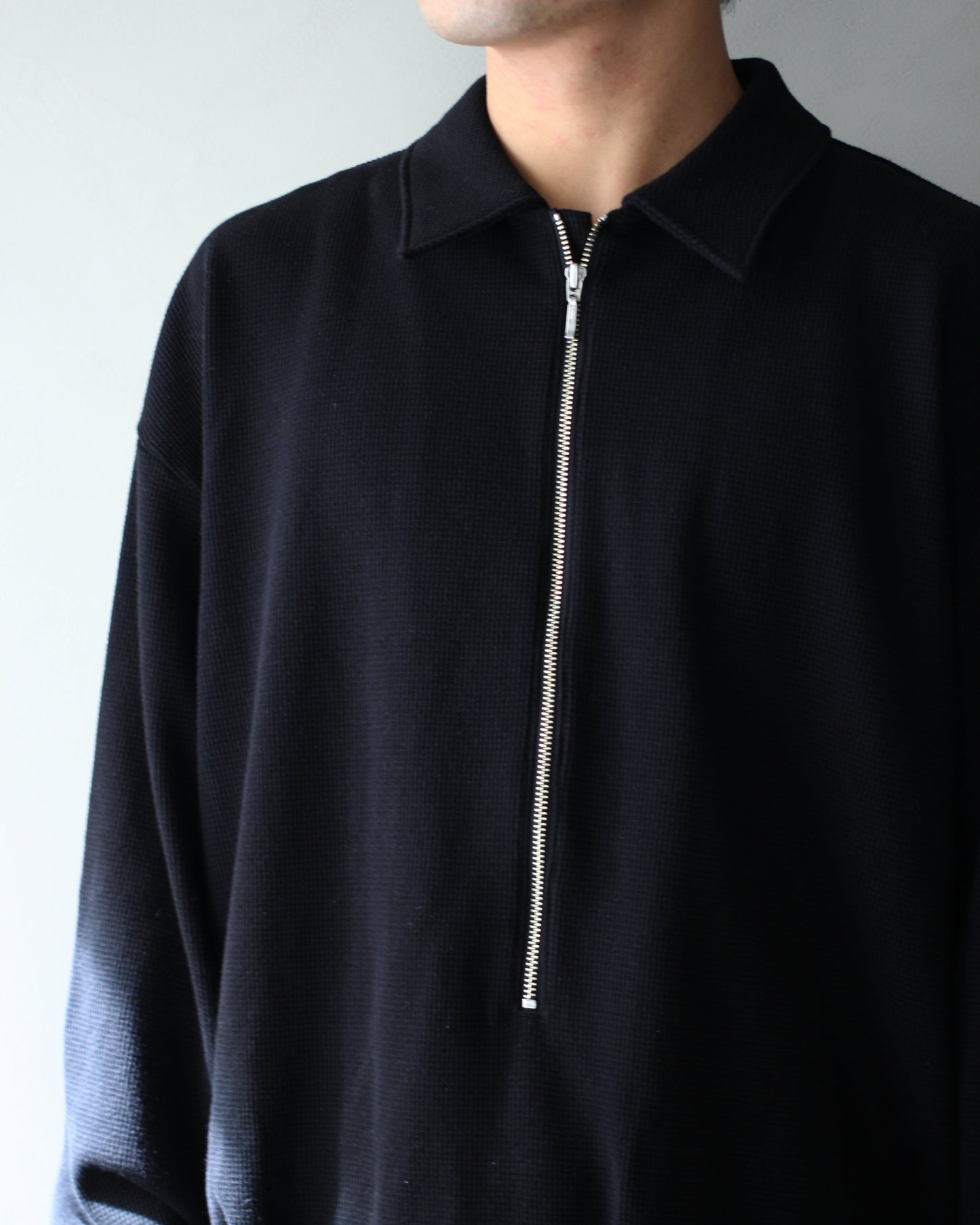 REVERBERATE/HALF ZIPP THERMAL "BLACK"