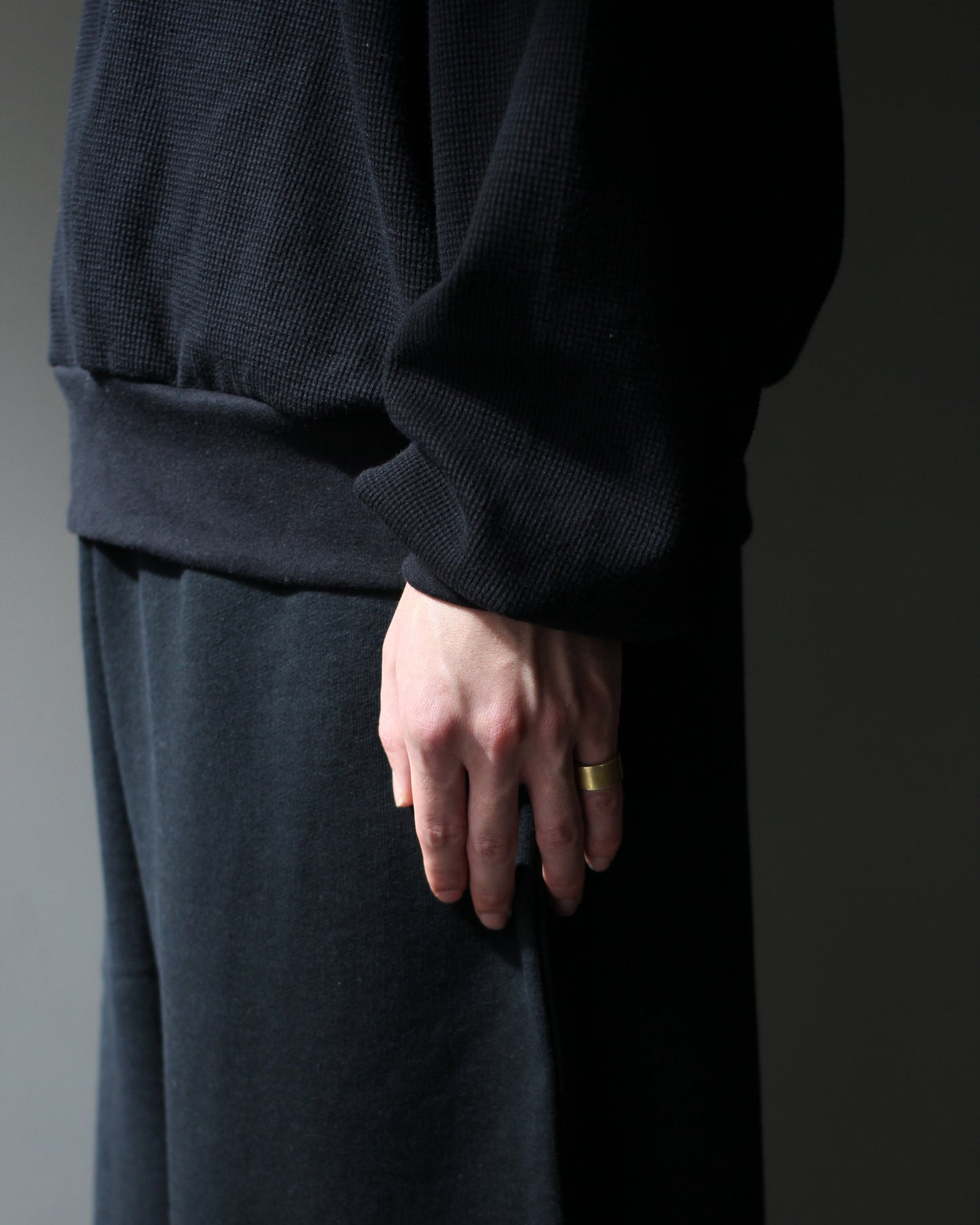 REVERBERATE/HALF ZIPP THERMAL "BLACK"