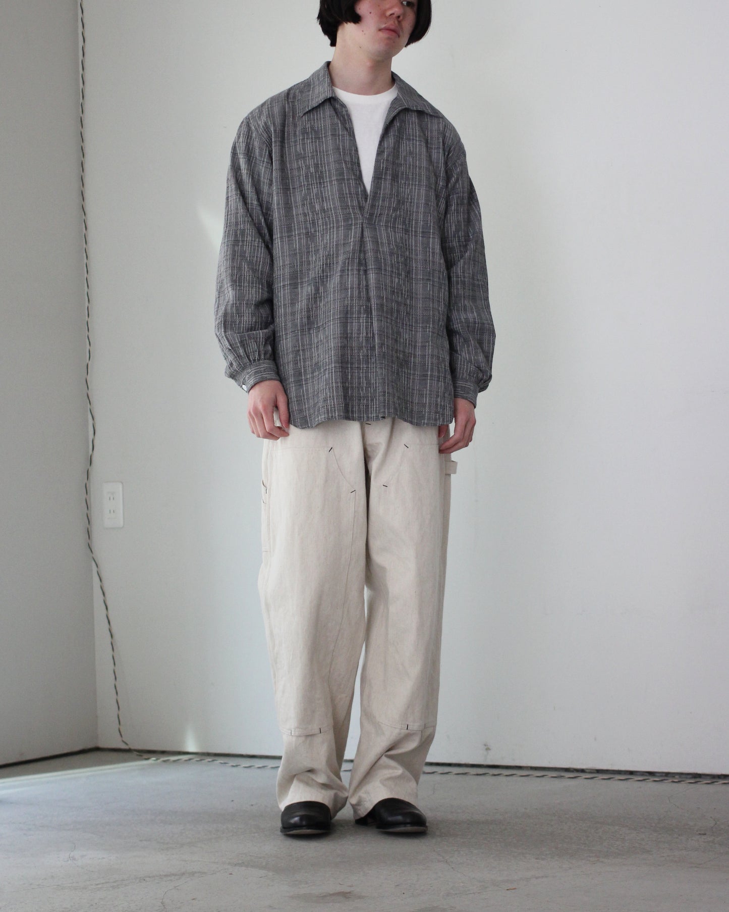 sowbow(蒼氓) / FE/SKIPPERR "CHIKUGO-ORI" ROKO GRAY(Exclusive for feets)