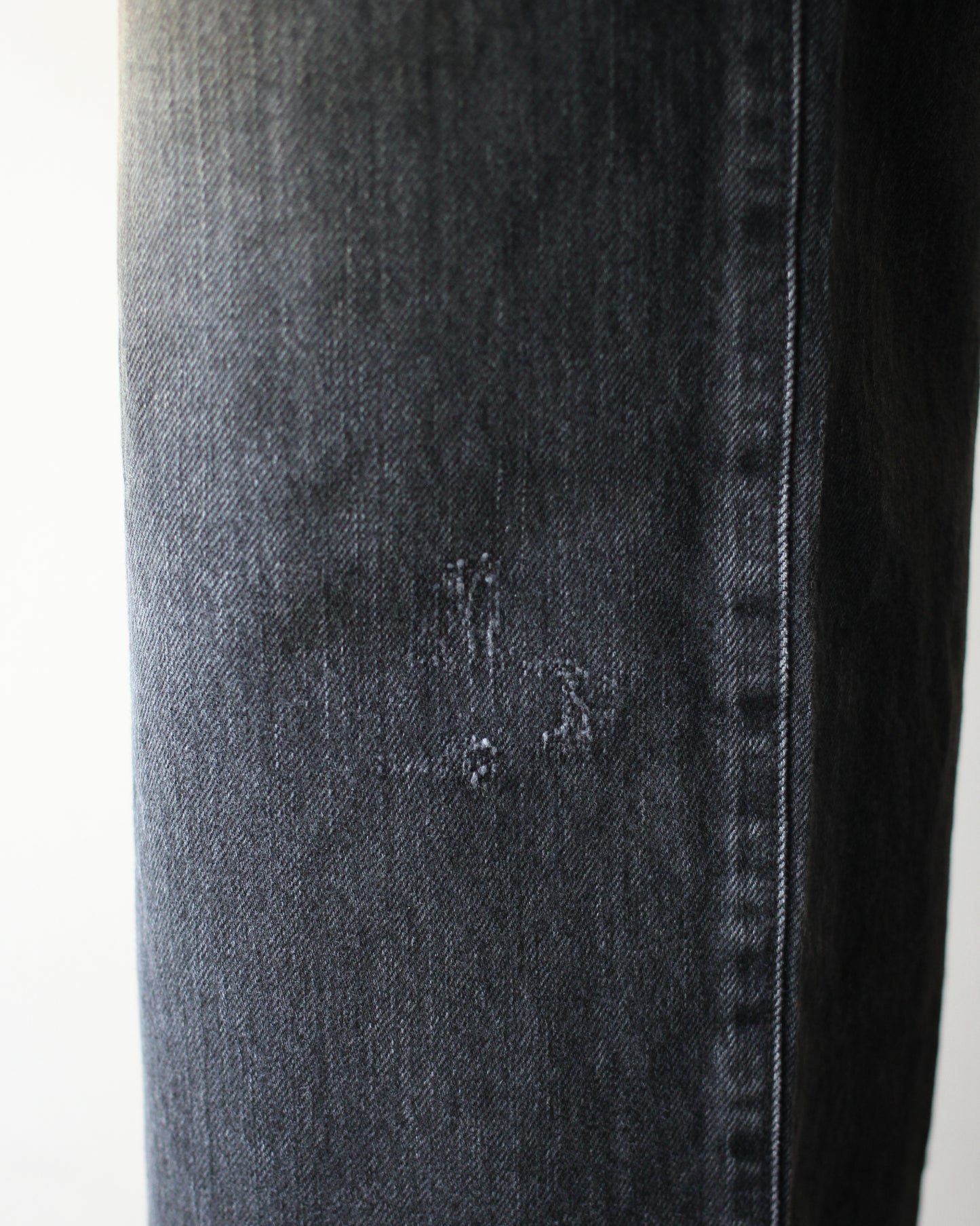 ssstein/LOOSE DENIM JEANS "BLACK"