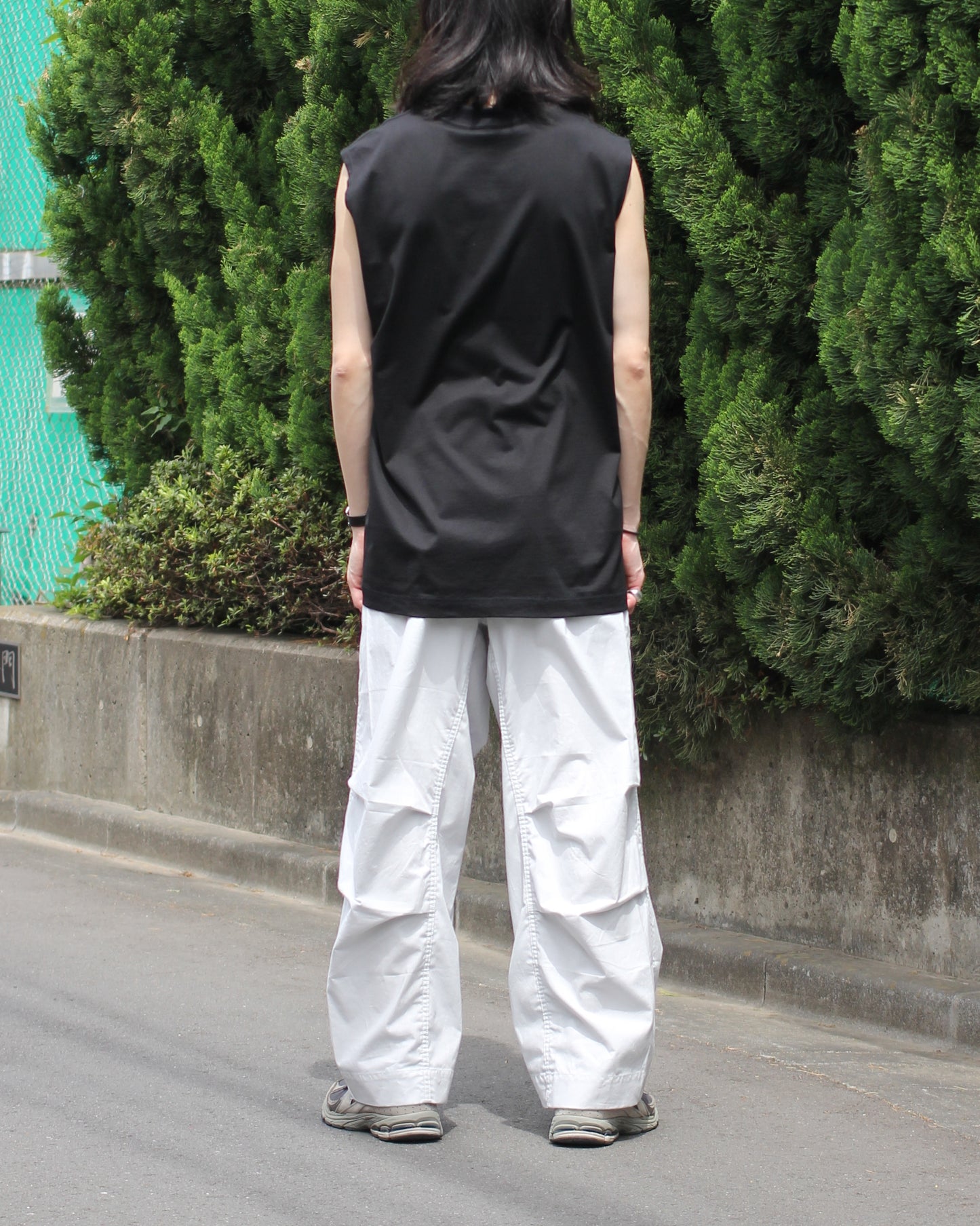 MATSUFUJI/Sleeveless Shirt “BLACK”