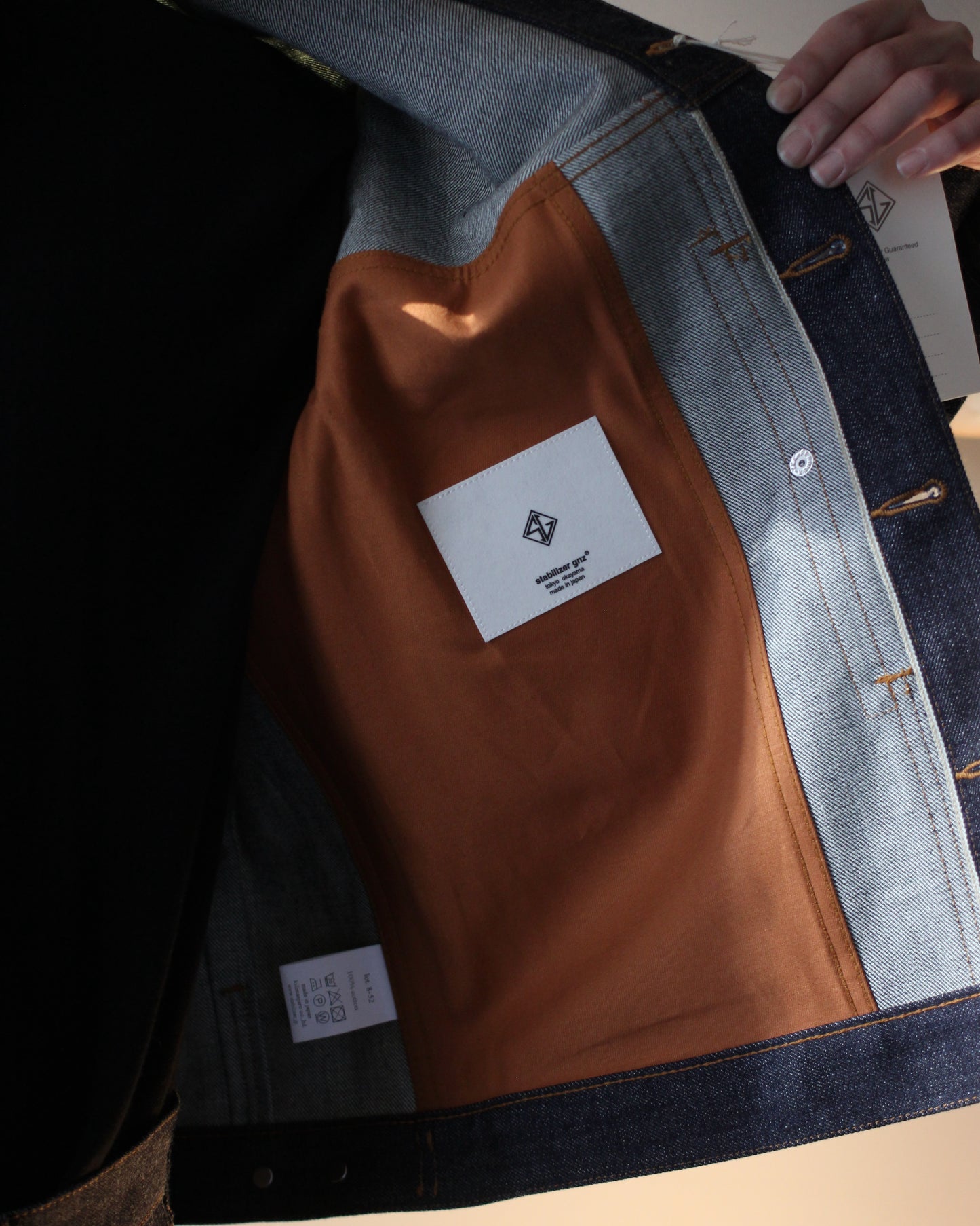 STABILIZER GNZ/lot.8-52 (stand collar jacket) "indigo"