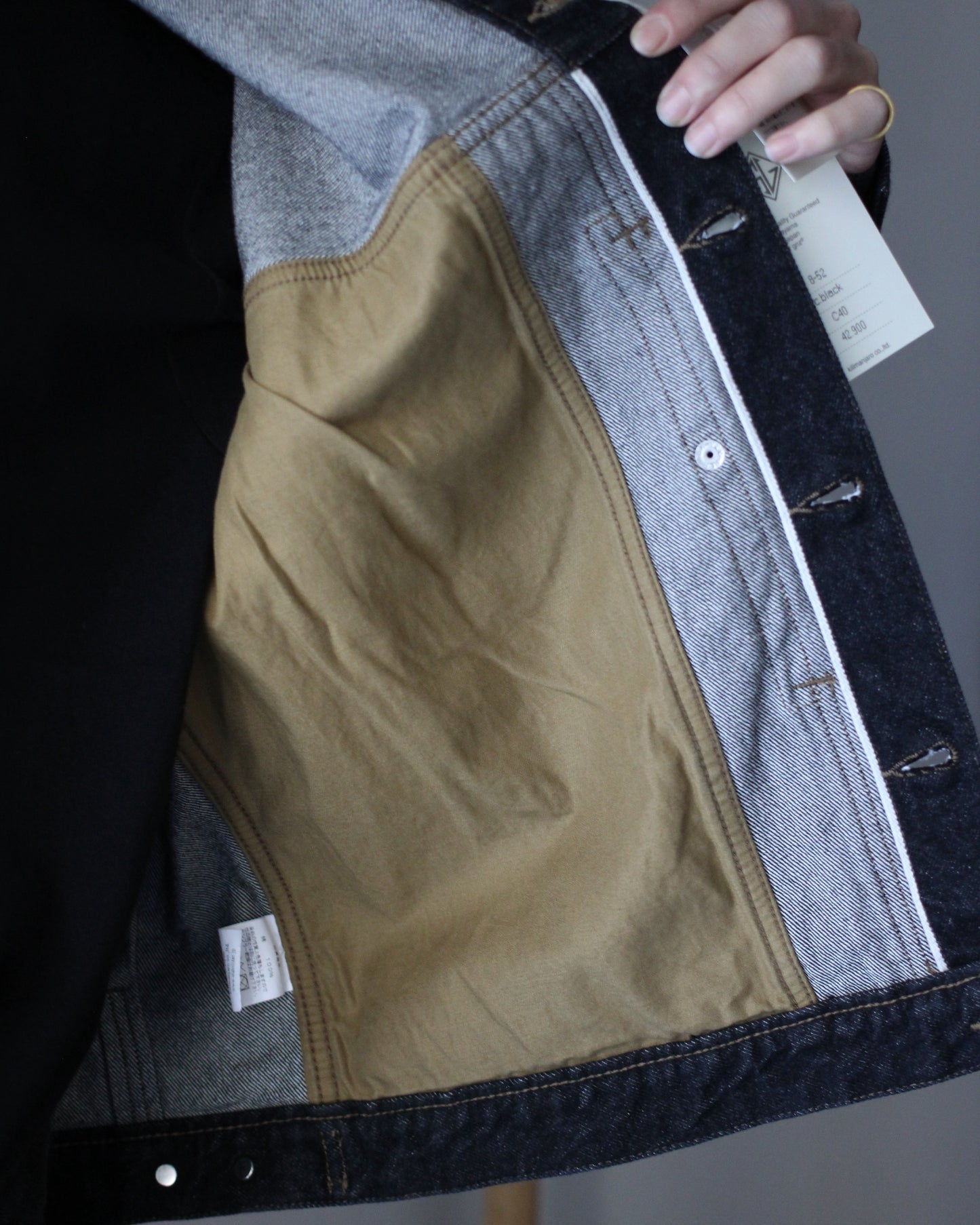 STABILIZER GNZ/lot.8-52 (Stand Collar Jacket) "c.black"