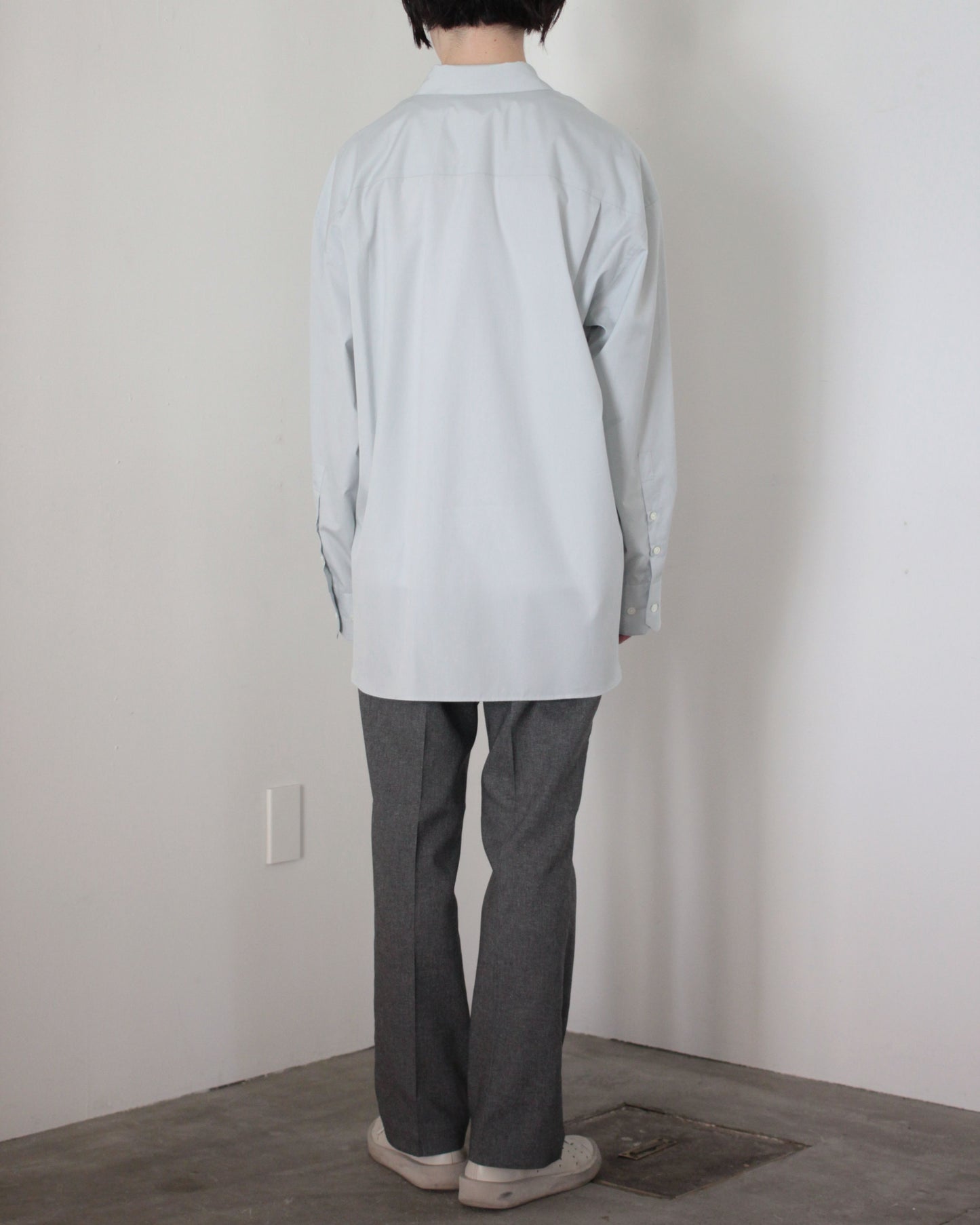 stein / Oversized Down Pat Shirt "OFF GREY"