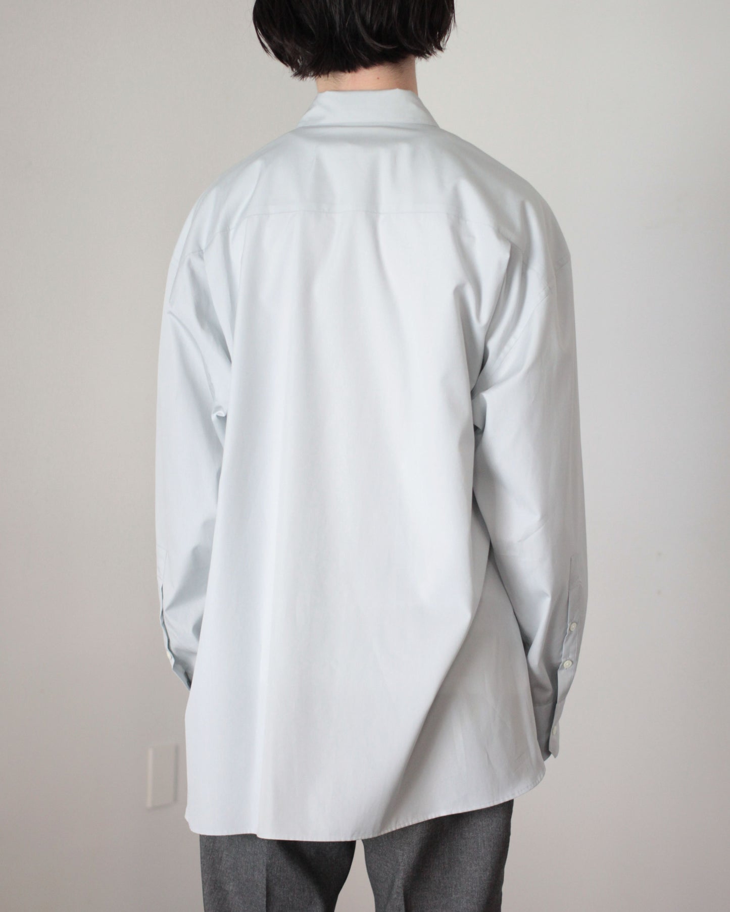 stein / Oversized Down Pat Shirt "OFF GREY"