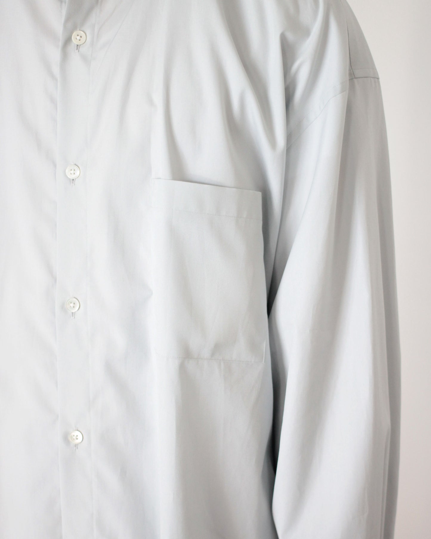 stein / Oversized Down Pat Shirt "OFF GREY"
