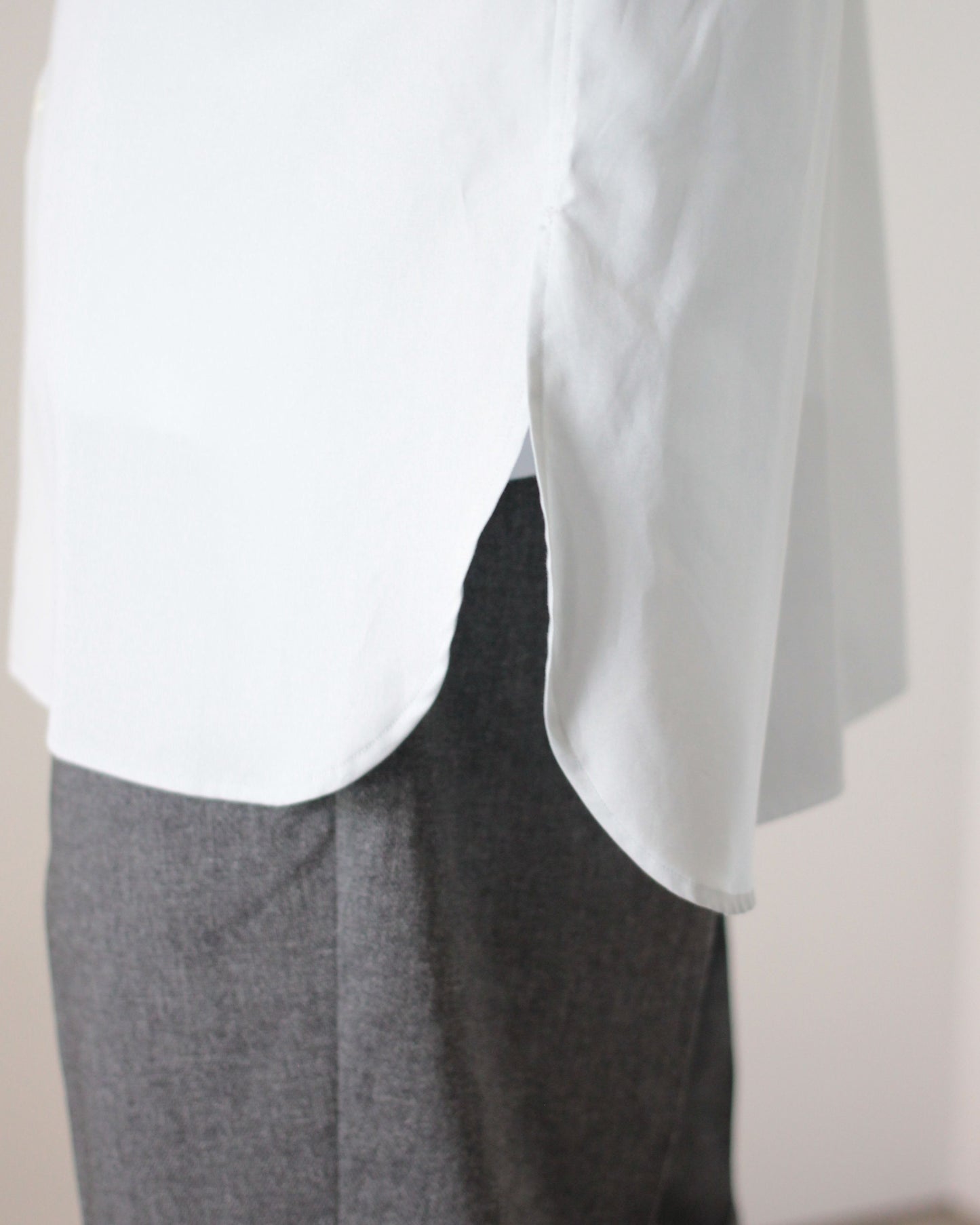 stein / Oversized Down Pat Shirt "OFF GREY"