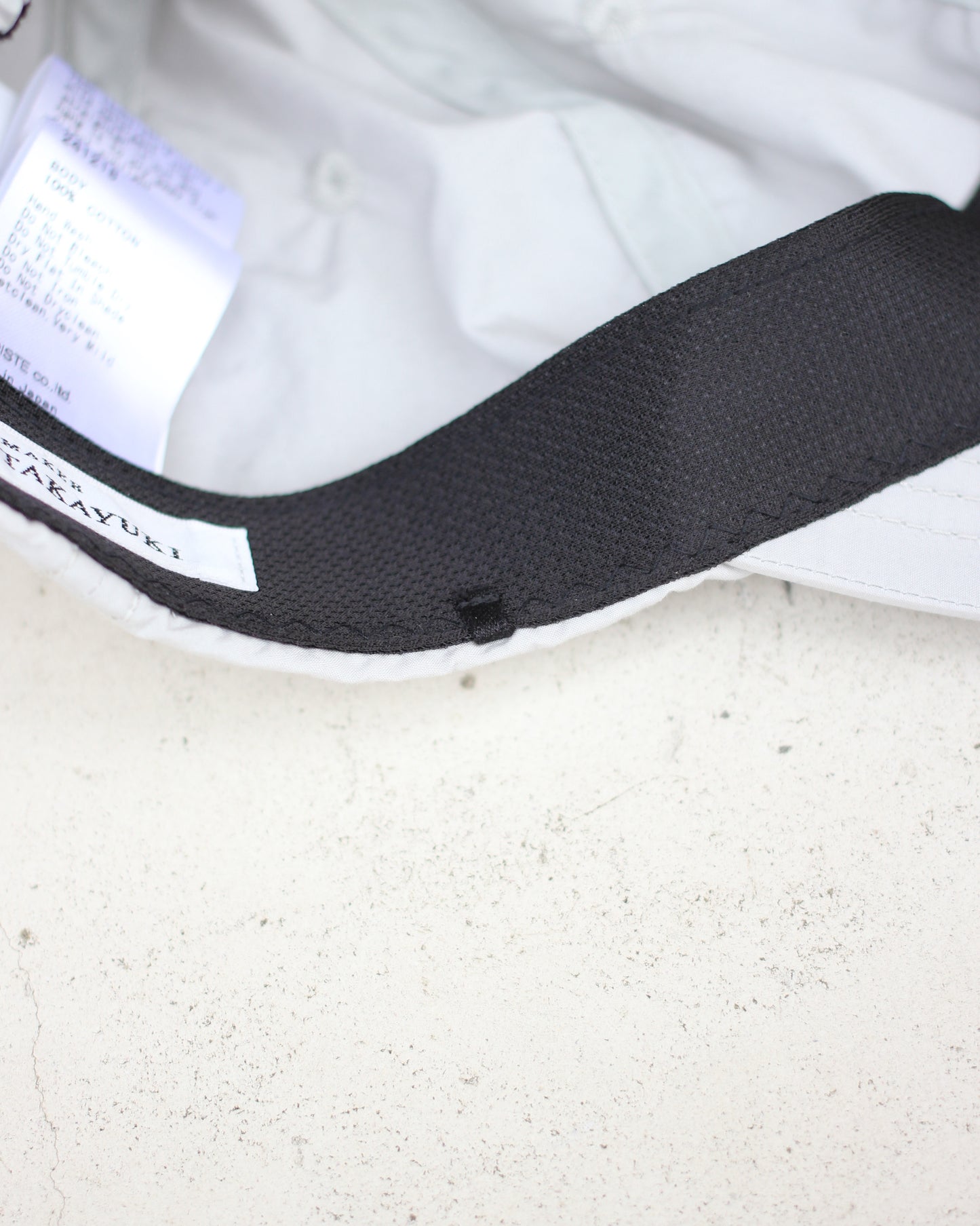 KIJIMA TAKAYUKI/ELASTIC BACK 6PANEL CAP "L.GRAY"