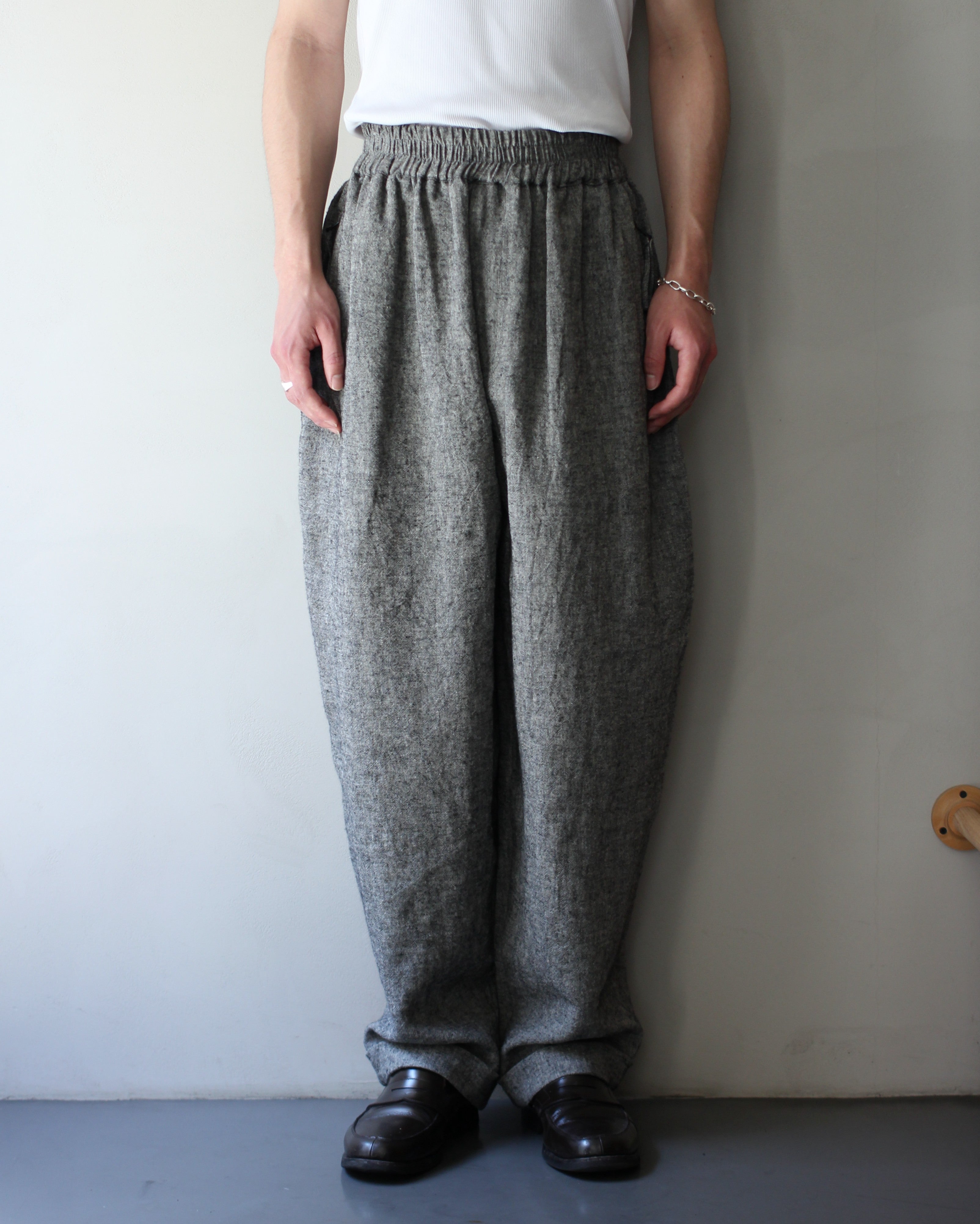 An Irrational Element リネンパンツ An Irrational Element/Wide Trouser 
