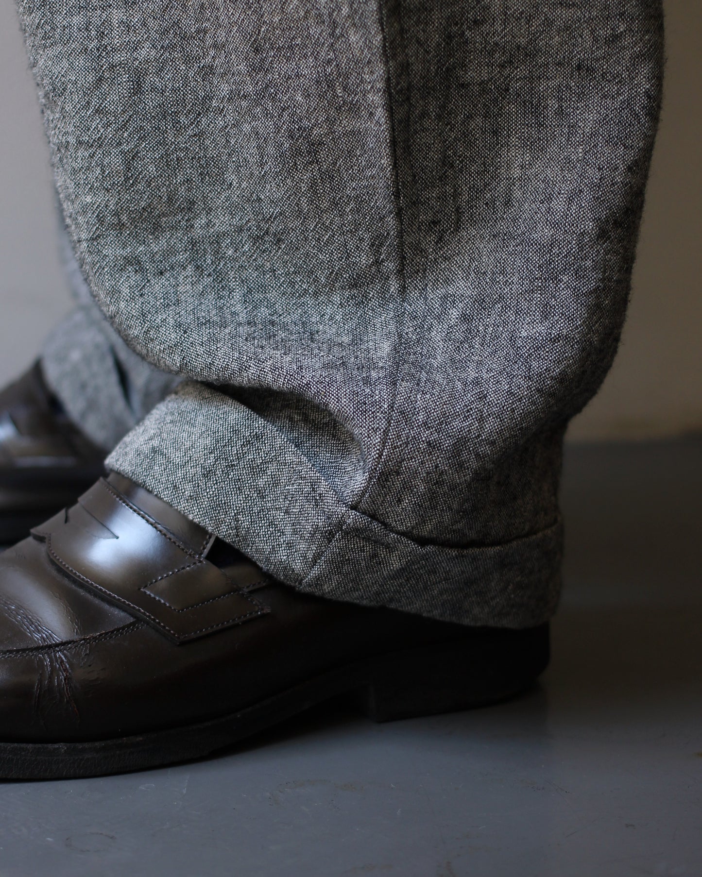 An Irrational Element/Wide Trouser "Black & Natural"