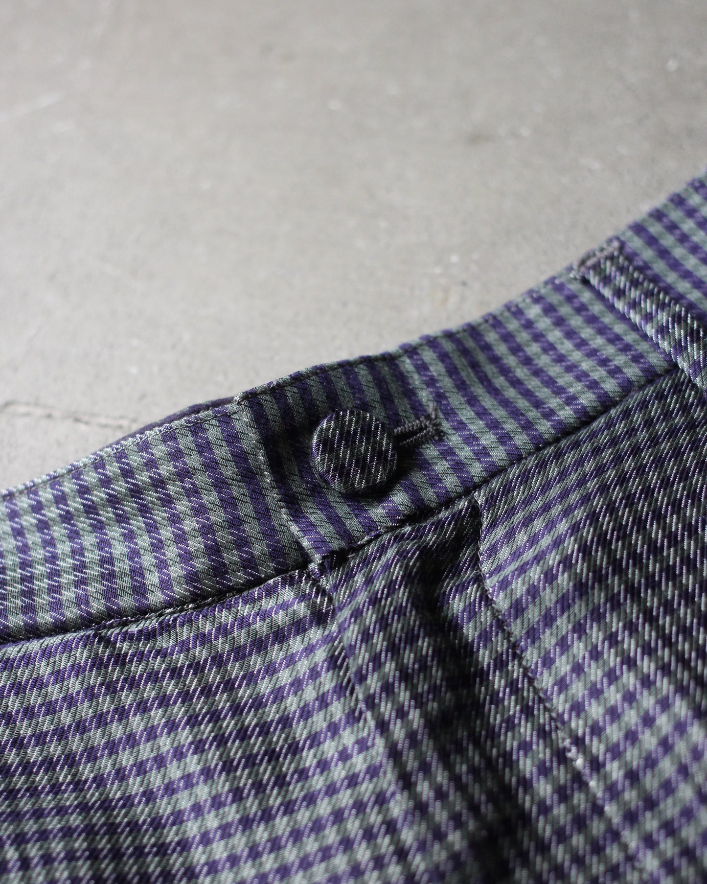 MATSUFUJI/Cupra Check Short Trousers "GREEN×NAVY"
