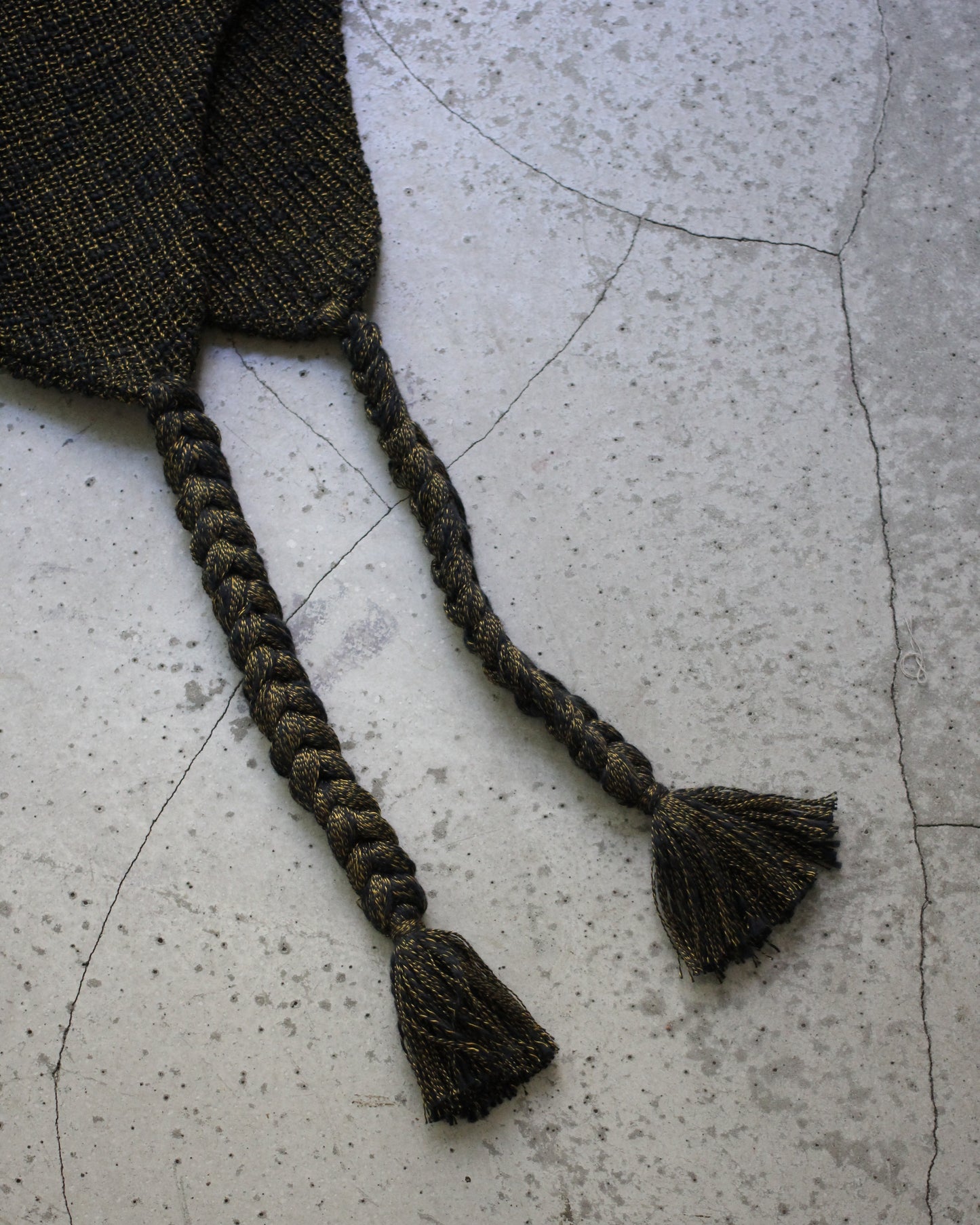 KIJIMA TAKAYUKI/COTTON ACRYLIC KNIT EAR CAP "YELLOW×BLACK"