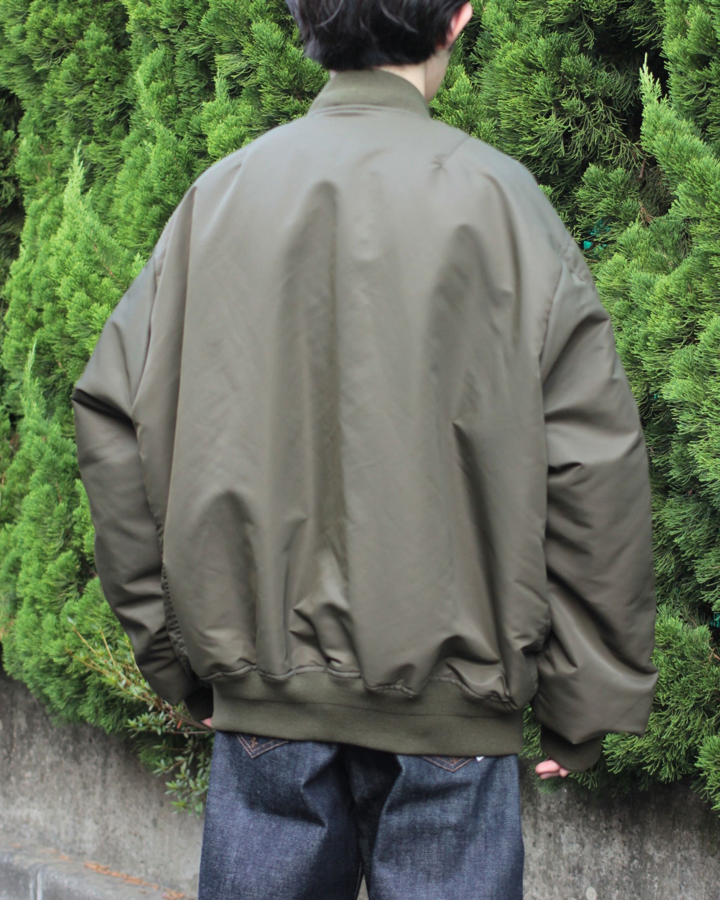 stein / OVERSIZED FLIGHT JACKET "MILITARY KHAKI"