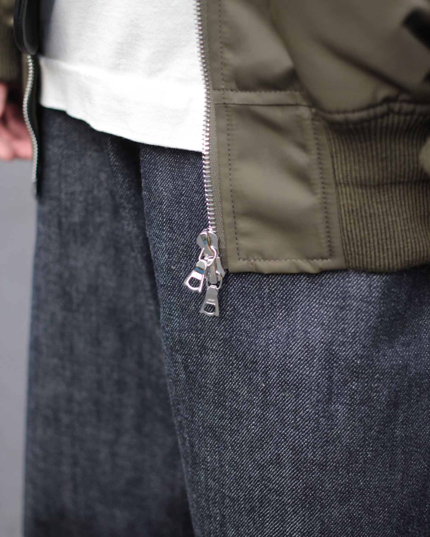 stein / OVERSIZED FLIGHT JACKET "MILITARY KHAKI"