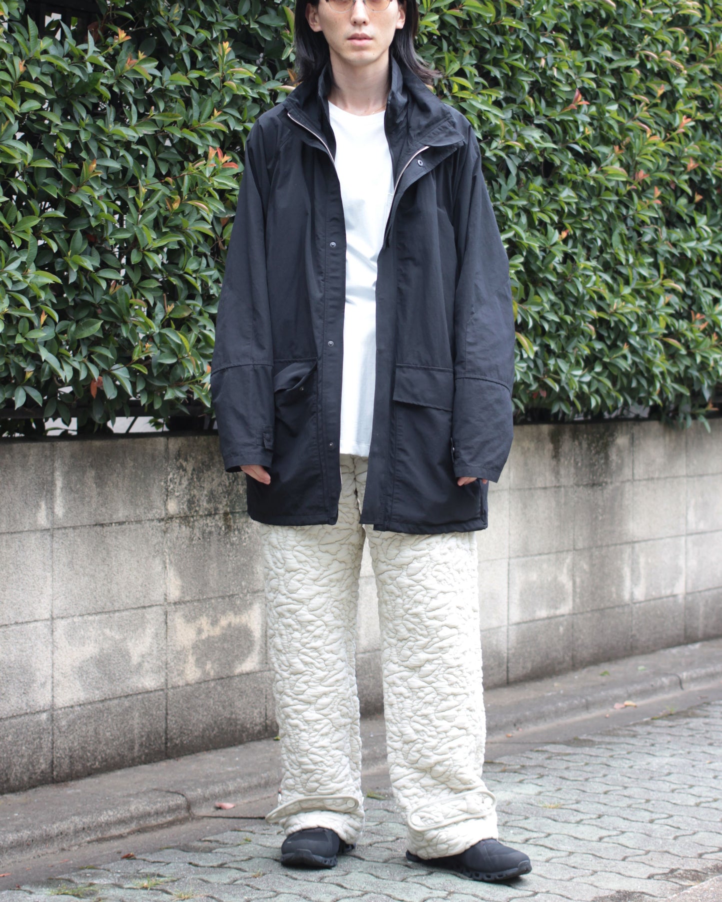stein / REVERSIBLE MILITARY JACKET "BLACK"
