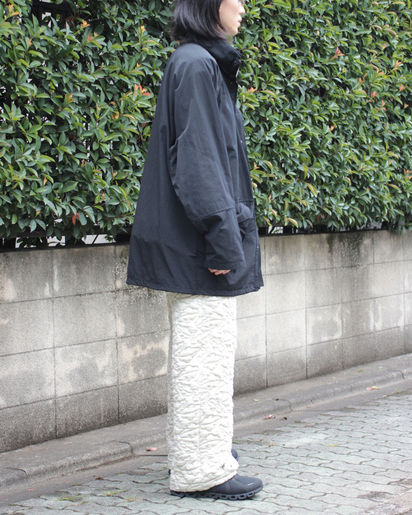 stein / REVERSIBLE MILITARY JACKET "BLACK"