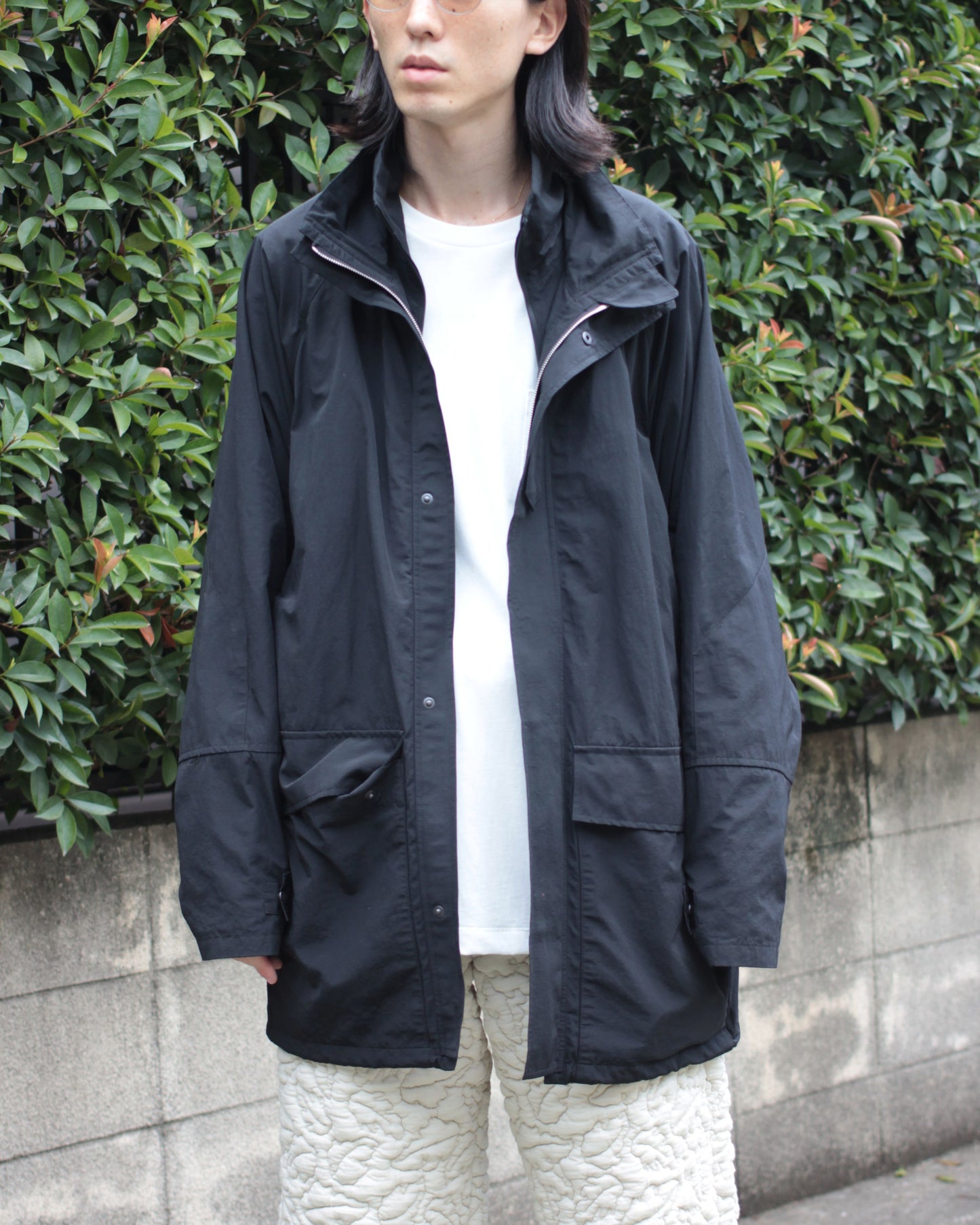 stein / REVERSIBLE MILITARY JACKET "BLACK"