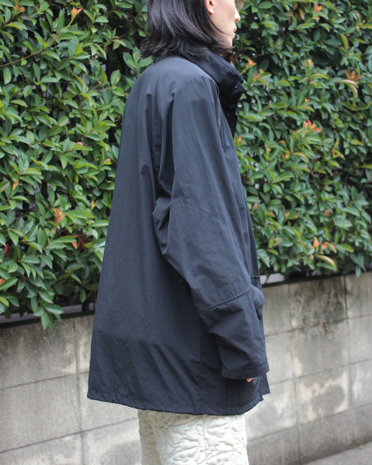 stein / REVERSIBLE MILITARY JACKET "BLACK"
