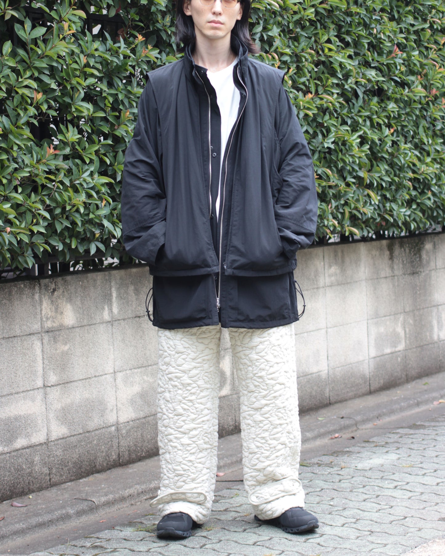 stein / REVERSIBLE MILITARY JACKET "BLACK"