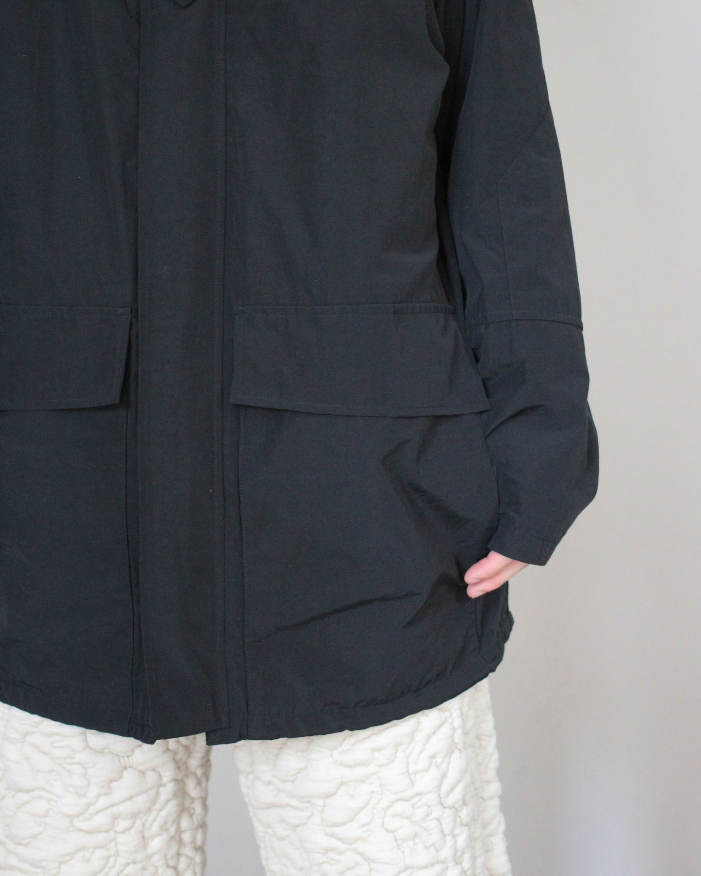 stein / REVERSIBLE MILITARY JACKET "BLACK"