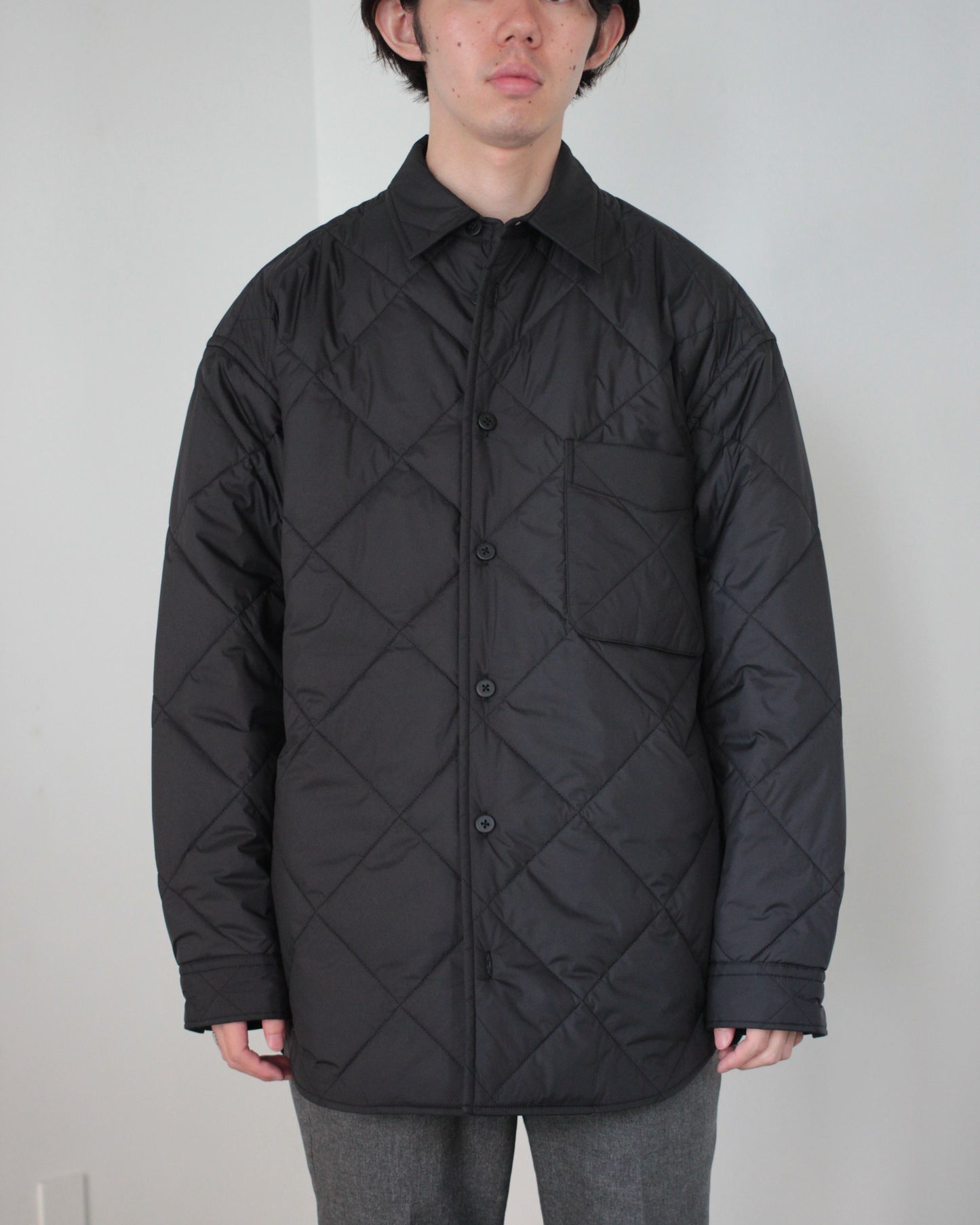 seven by seven/QUILTING SHIRTS BLOUSON - Primaloft - "BLACK"