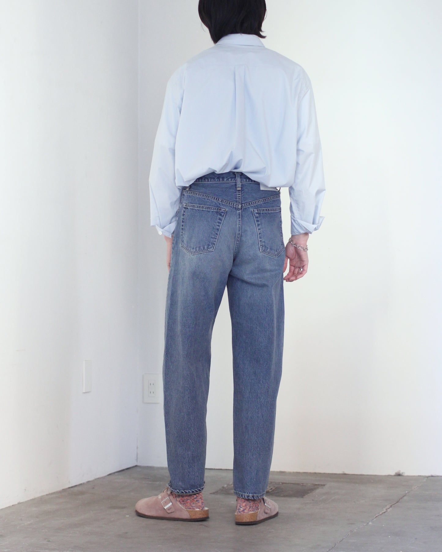 ssstein/TWIST SEAM VINTAGE DENIM JEANS"INDIGO"