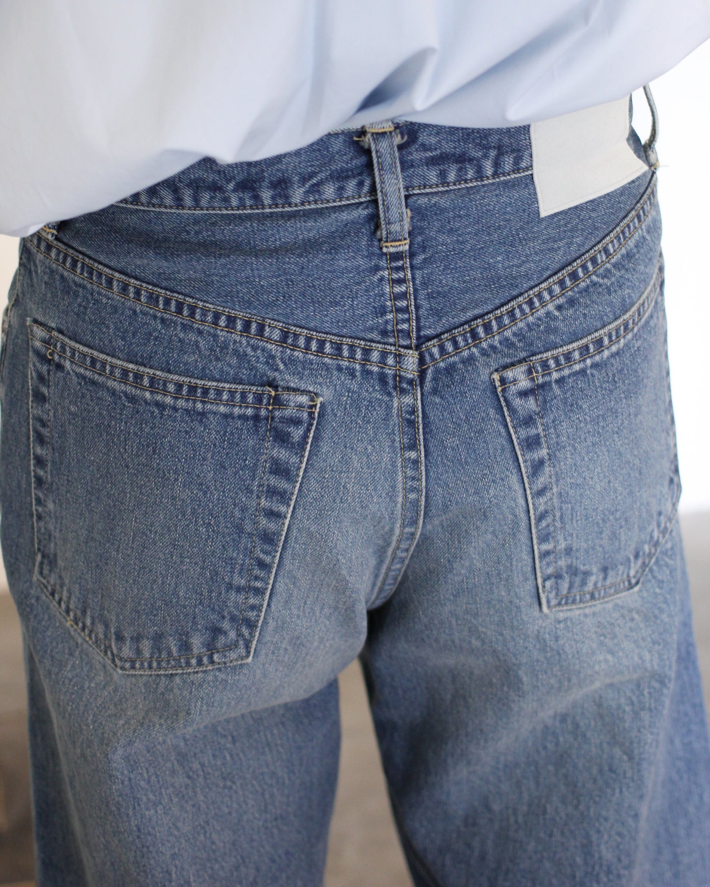 ssstein/TWIST SEAM VINTAGE DENIM JEANS"INDIGO"