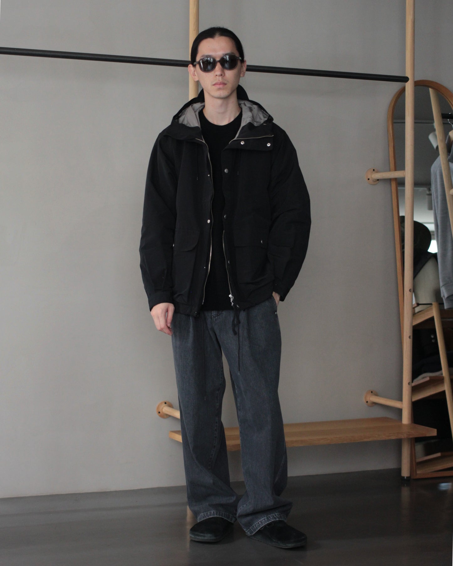 ENDS and MEANS/Sanpo Jacket "Black"