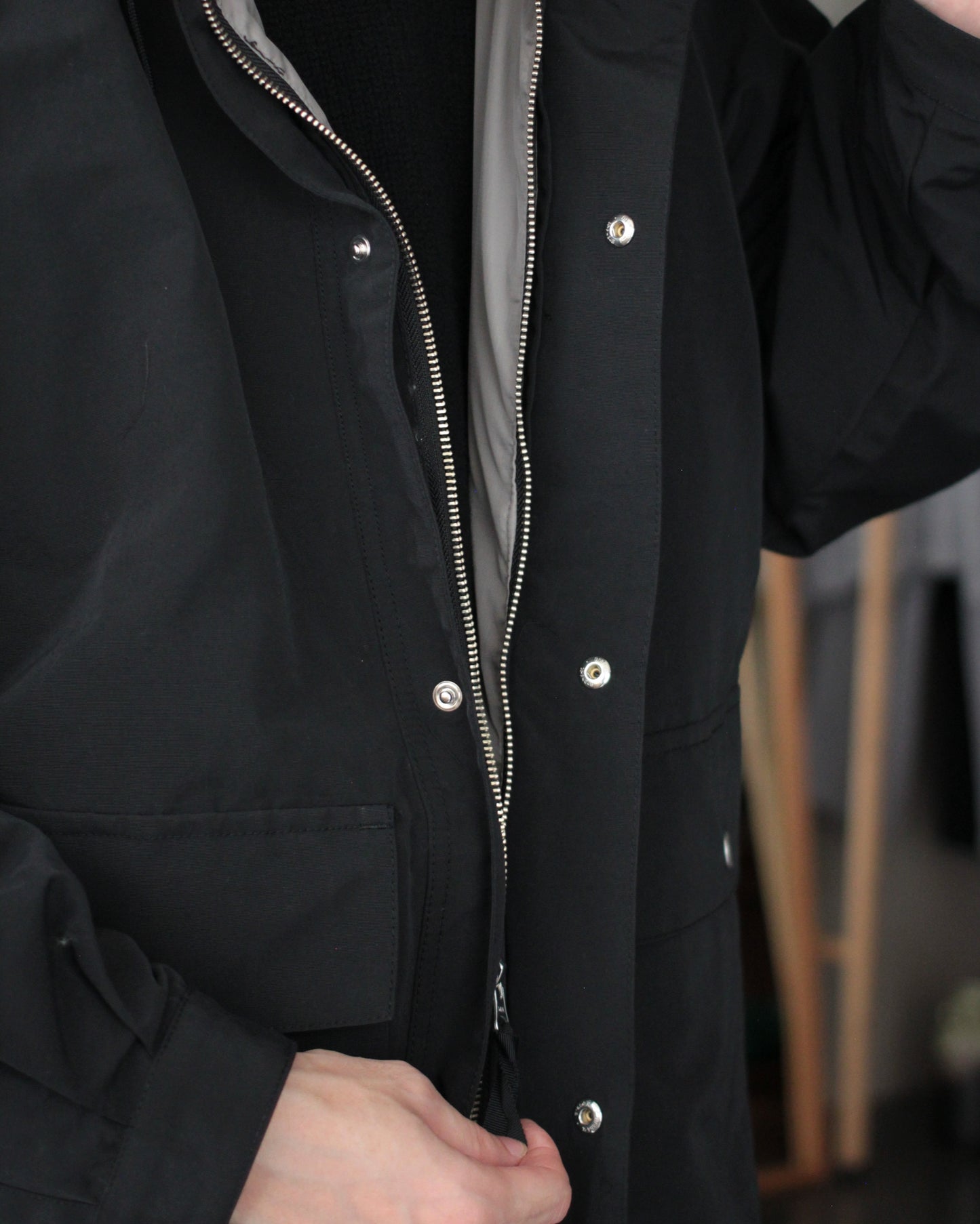 ENDS and MEANS/Sanpo Jacket "Black"