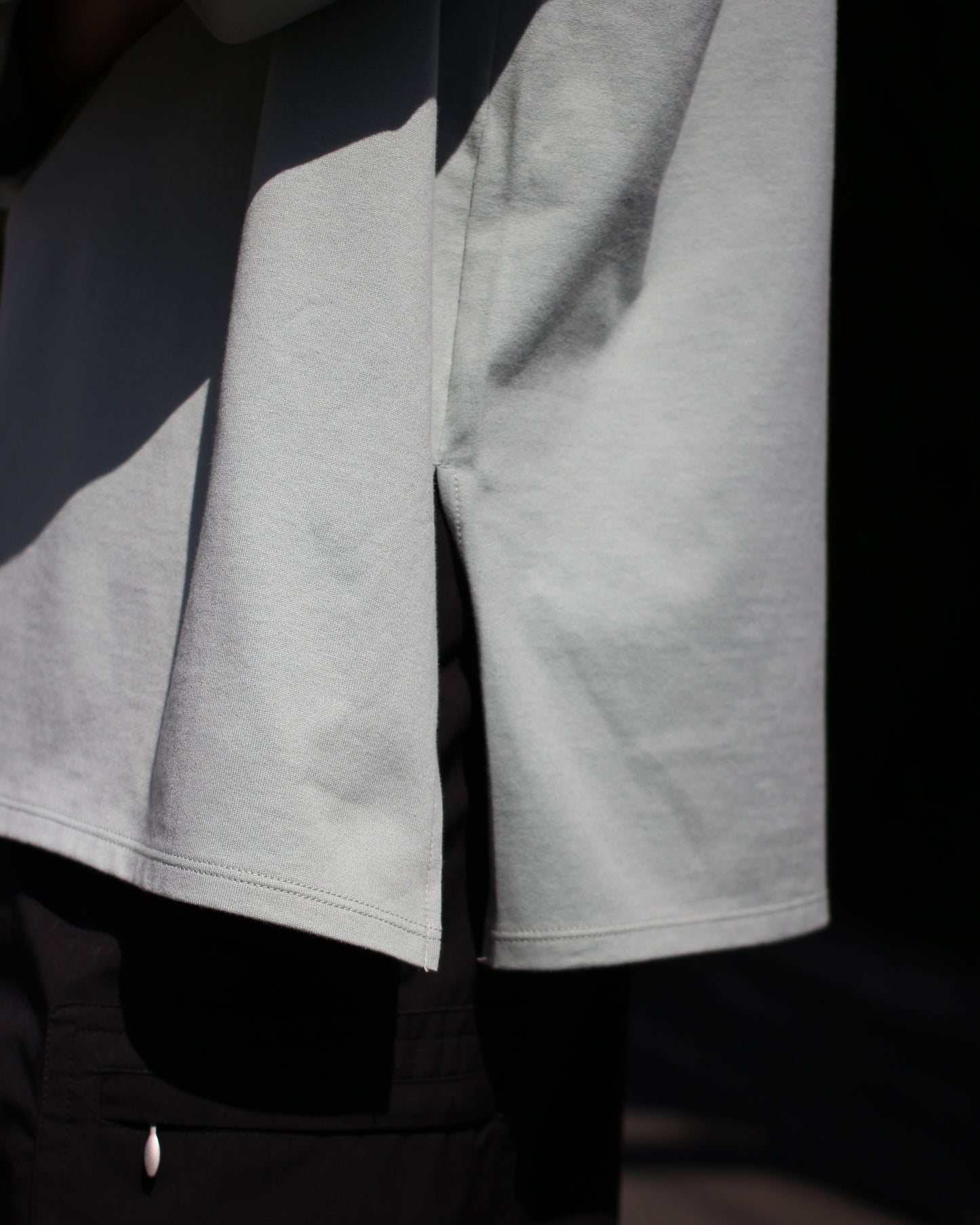 MATSUFUJI/Henley Neck Long Sleeve Shirt "LEAF"