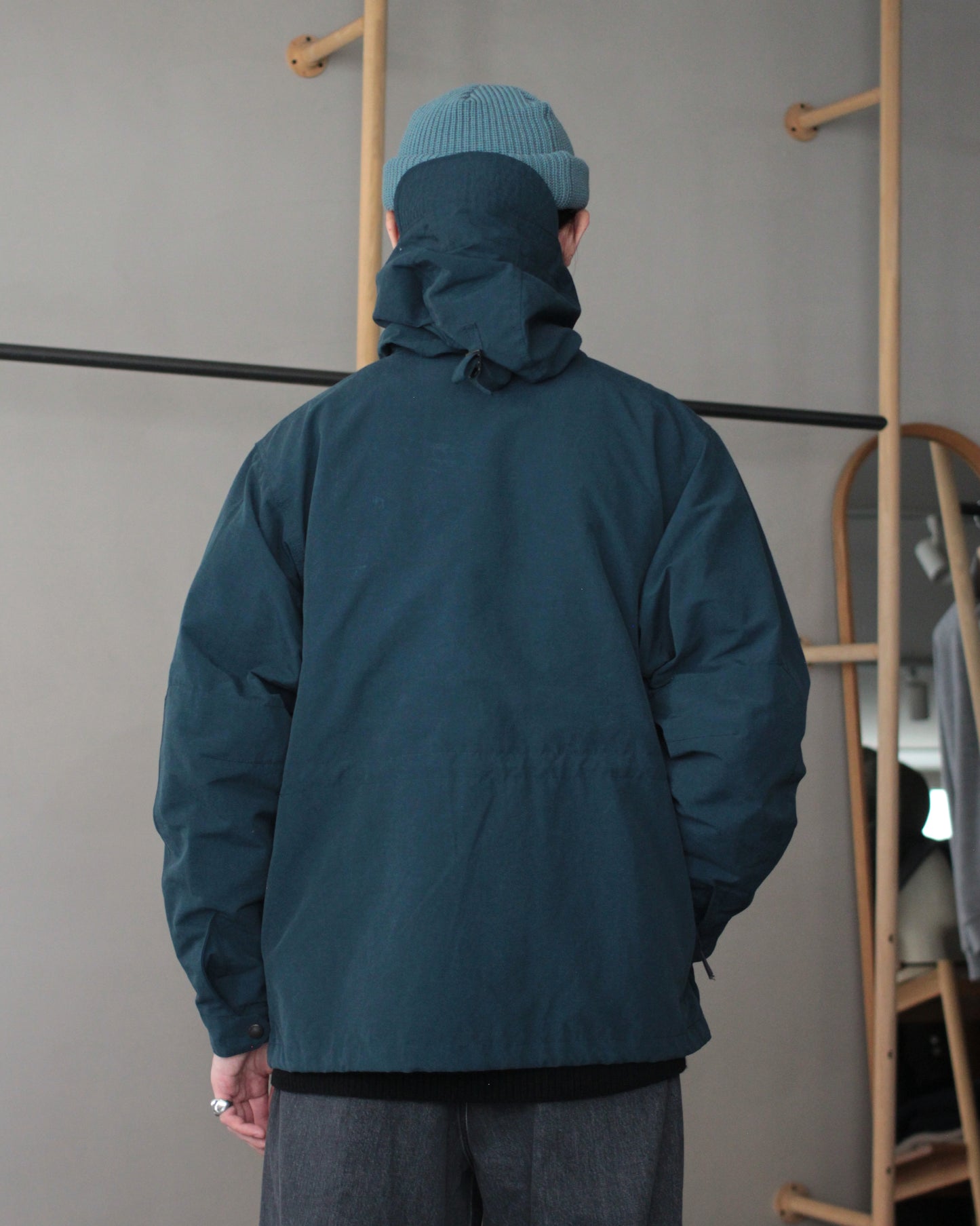 ENDS and MEANS/Sanpo Jacket "Smoke Navy"