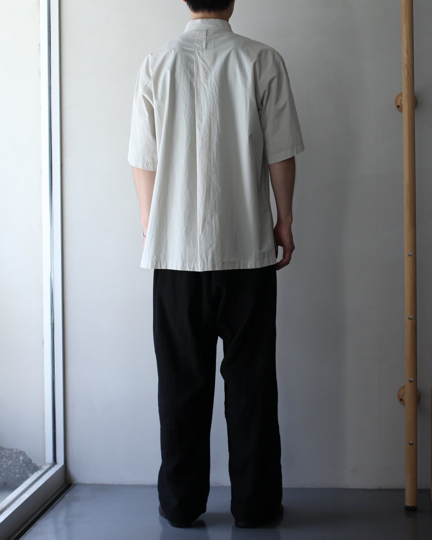 SOWBOW(蒼氓)/ type : K FRONT TUCK PULLOVER SHIRTS "NATURAL"